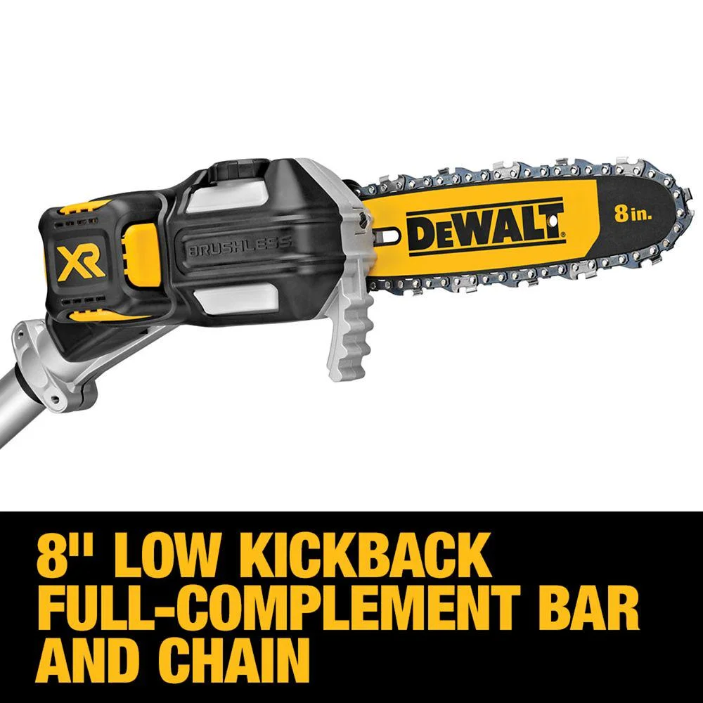 DeWALT DCPS620M1 8 in. 20V Cordless MAX XR Pole Saw 4Ah Kit, 15 ft. Reach