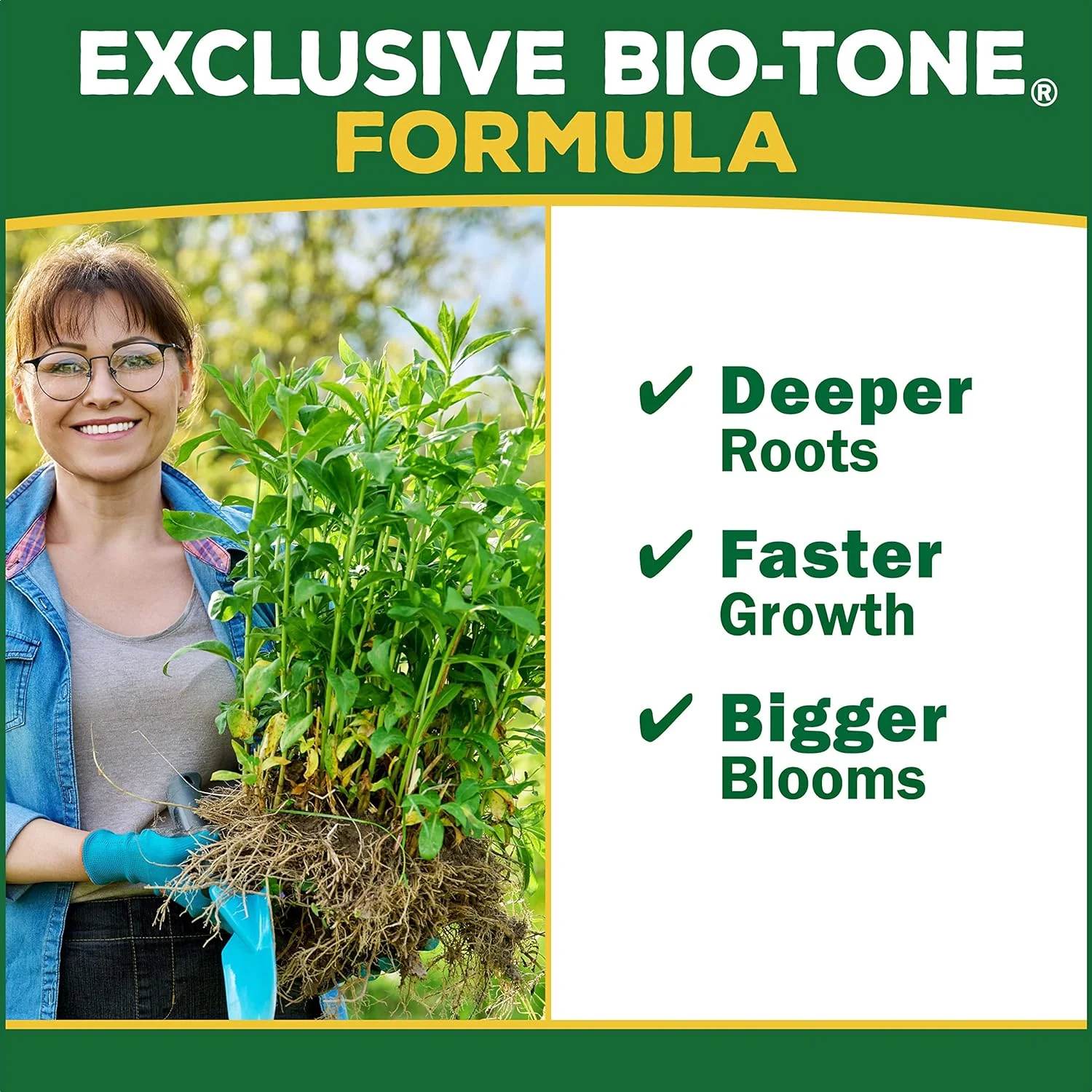 Organic Plant-Tone 5-3-3 Natural & Organic All Purpose Plant Food; 50 lb. Bag; The Original Organic Fertilizer for All Flowers, Vegetables, Trees, and Shrubs