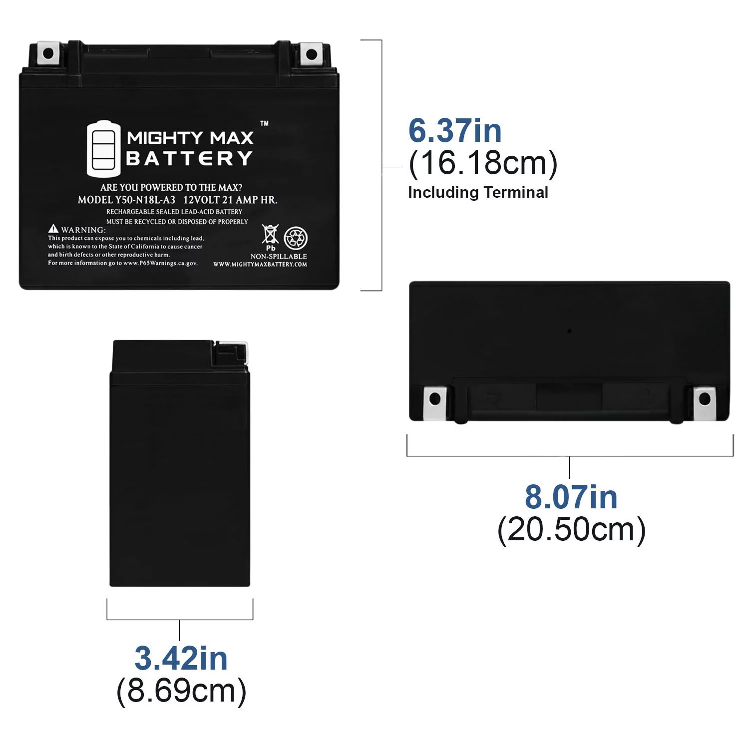 Y50-N18L-A3 Replacement Battery for MTD 800 Series Riding Lawn Mower + 12V 4Amp Charger