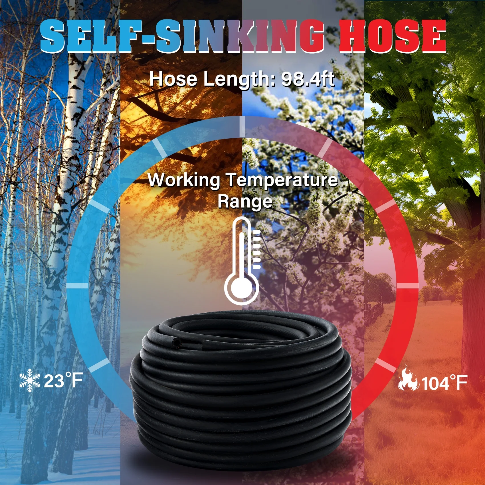 TCFUNDY 750W Pond Aerator, 1HP Lake Aeration System with 2 Diffusers, Efficient Air Pump Compressor for Water Oxygen Circulation, 4.6CFM for up to 3 Acre, 33ft Depth