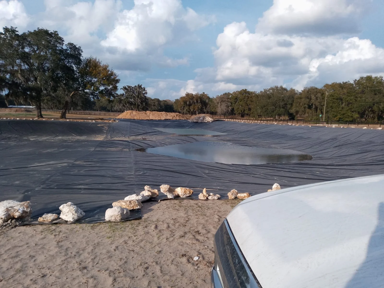 36x55 Pond liner, Tarp, geofiber, 40 Year membrane