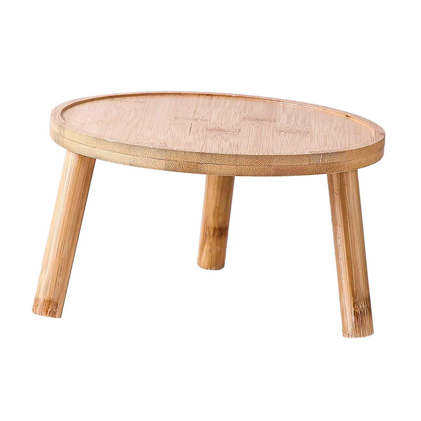 jicheng Flower Pot Holder Planter Rack Hotel Planter Holder Wooden Plant Stand Table