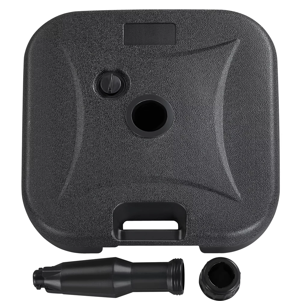 SMILE MART 6.5 x 10 FT Patio Umbrella with 18