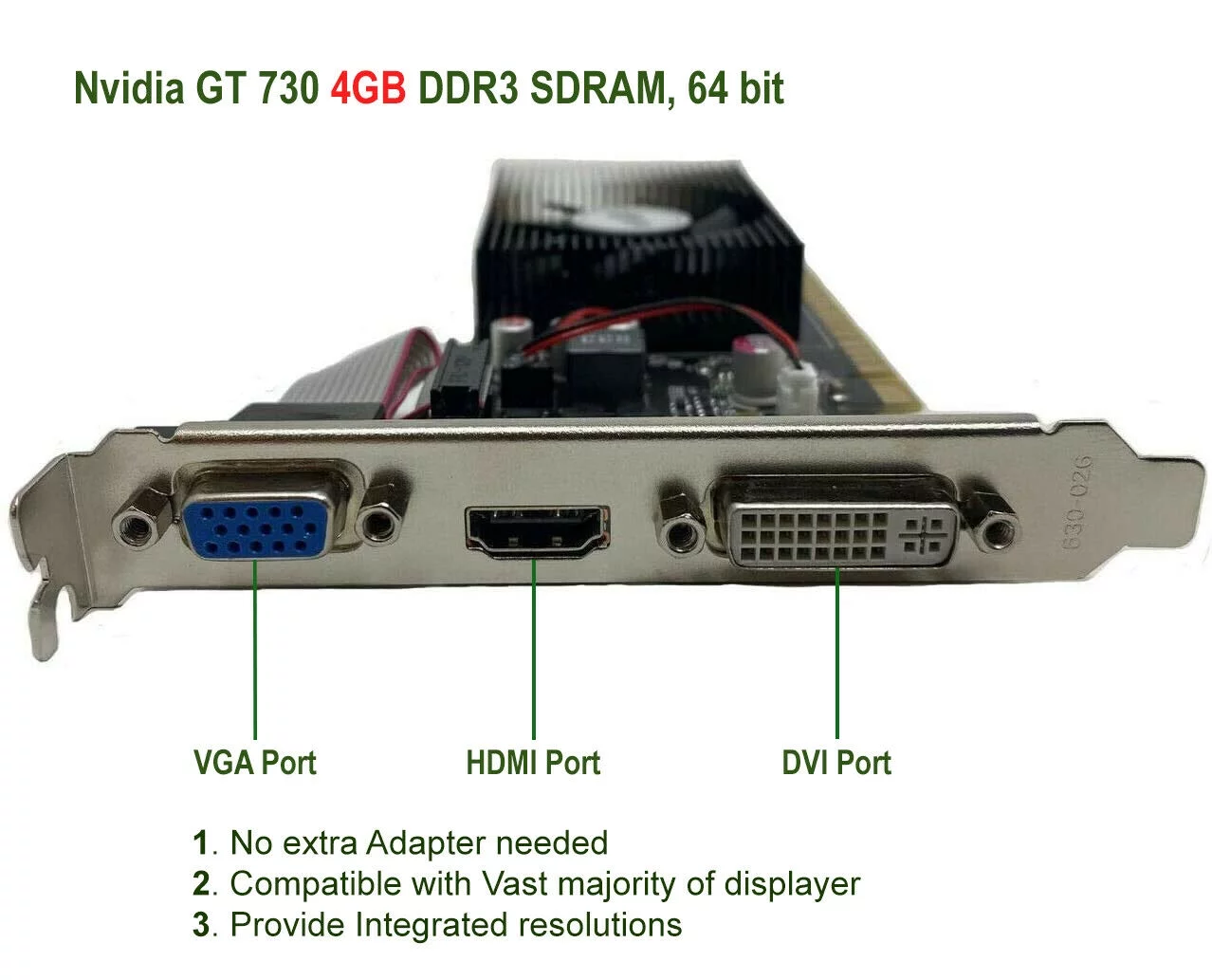 Restored Gaming HP 6300 SFF Computer Core i5, 16GB Ram, 500GB HDD, 120GB SSD, NVIDIA GT 730, New 20