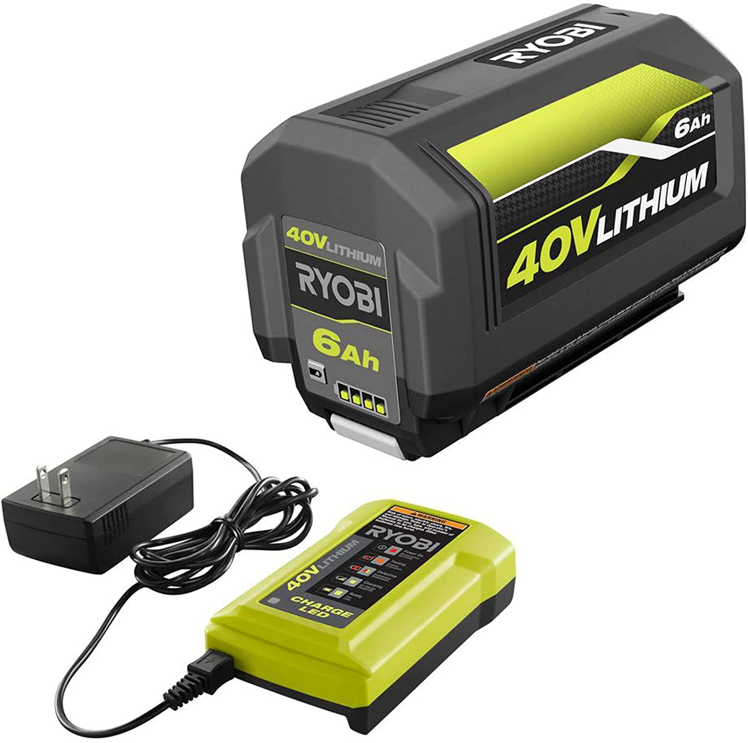 RYOBI 40V HP Brushless 21 in. Cordless Battery Walk Behind Self-Propelled Lawn Mower with (2) 6.0 Ah Batteries and Charger