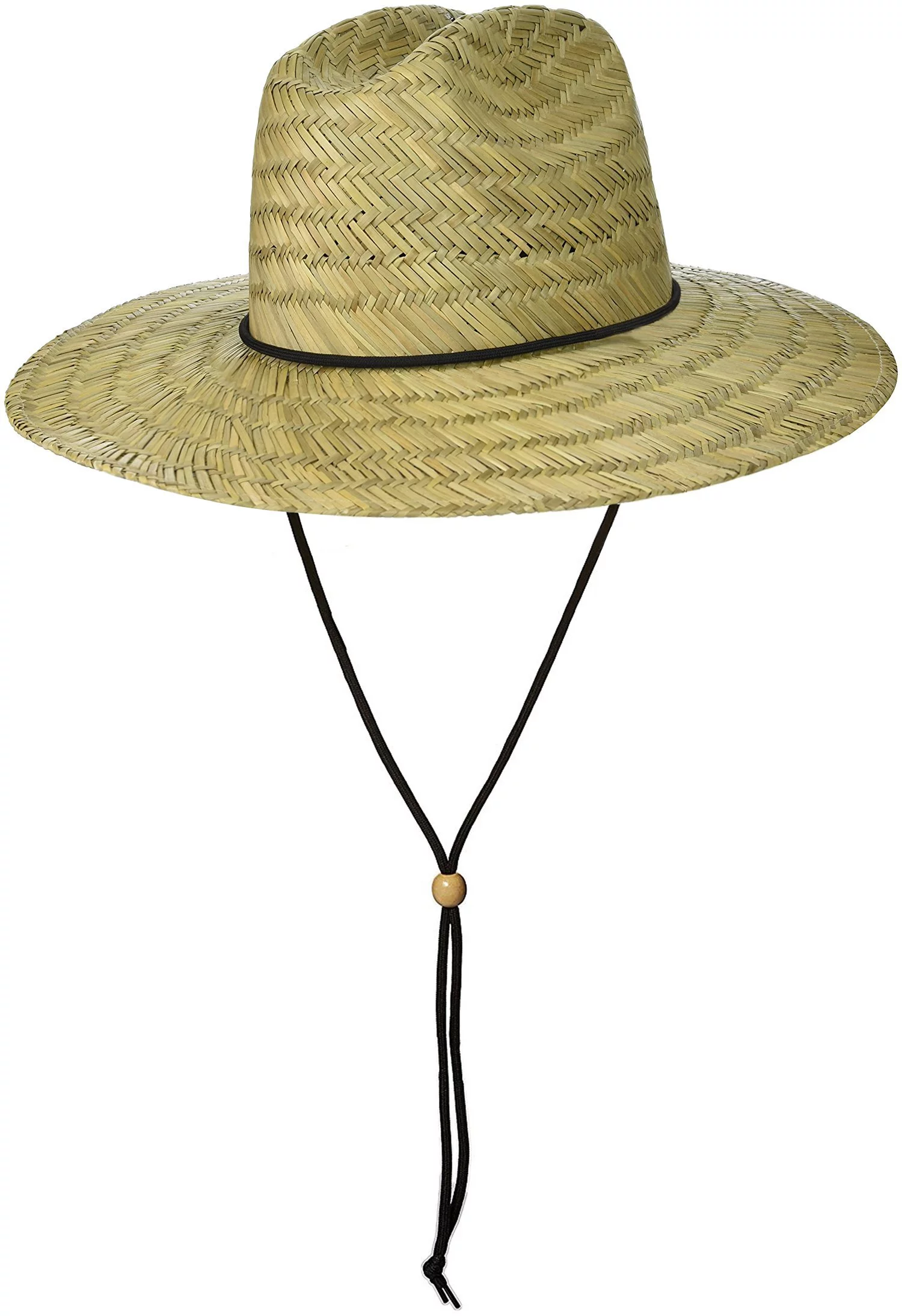 Brooklyn Surf Men's Straw Sun Classic Beach Hat Raffia Wide Brim, Natural One Size