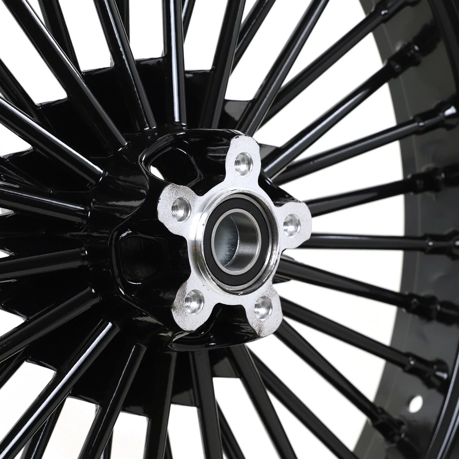 21x3.5 18x5.5 Fat Spoke Wheels Rim for Harley Dyna Wide Glide FXDWG 2006-2017