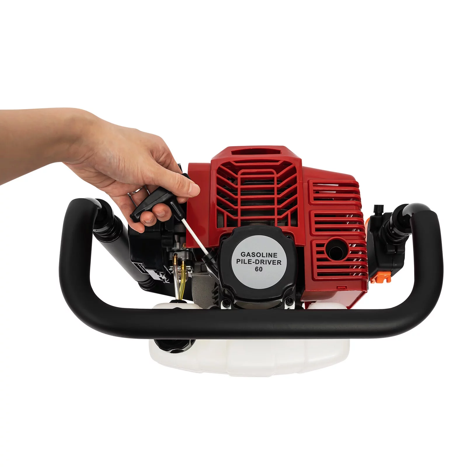 Loyalheartdy 52cc 2 Stroke T Post Driver Piledriver Portable Heavy Duty Fence Gasoline Pile Driver Kit