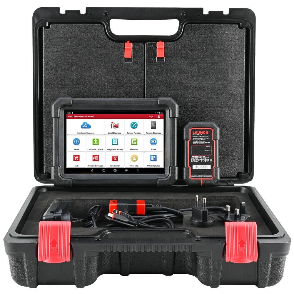 LAUNCH X431 PRO DYNO Car Diagnostic Scan Tool Bi-directional All-System Scan, CANFD DOIP, 37+ Services, ,2 Year Free Update
