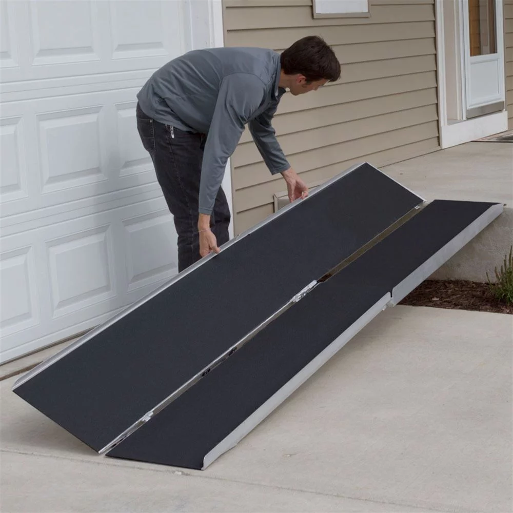 Silver Spring Aluminum Multi-Fold Wheelchair Ramp - 12' Long