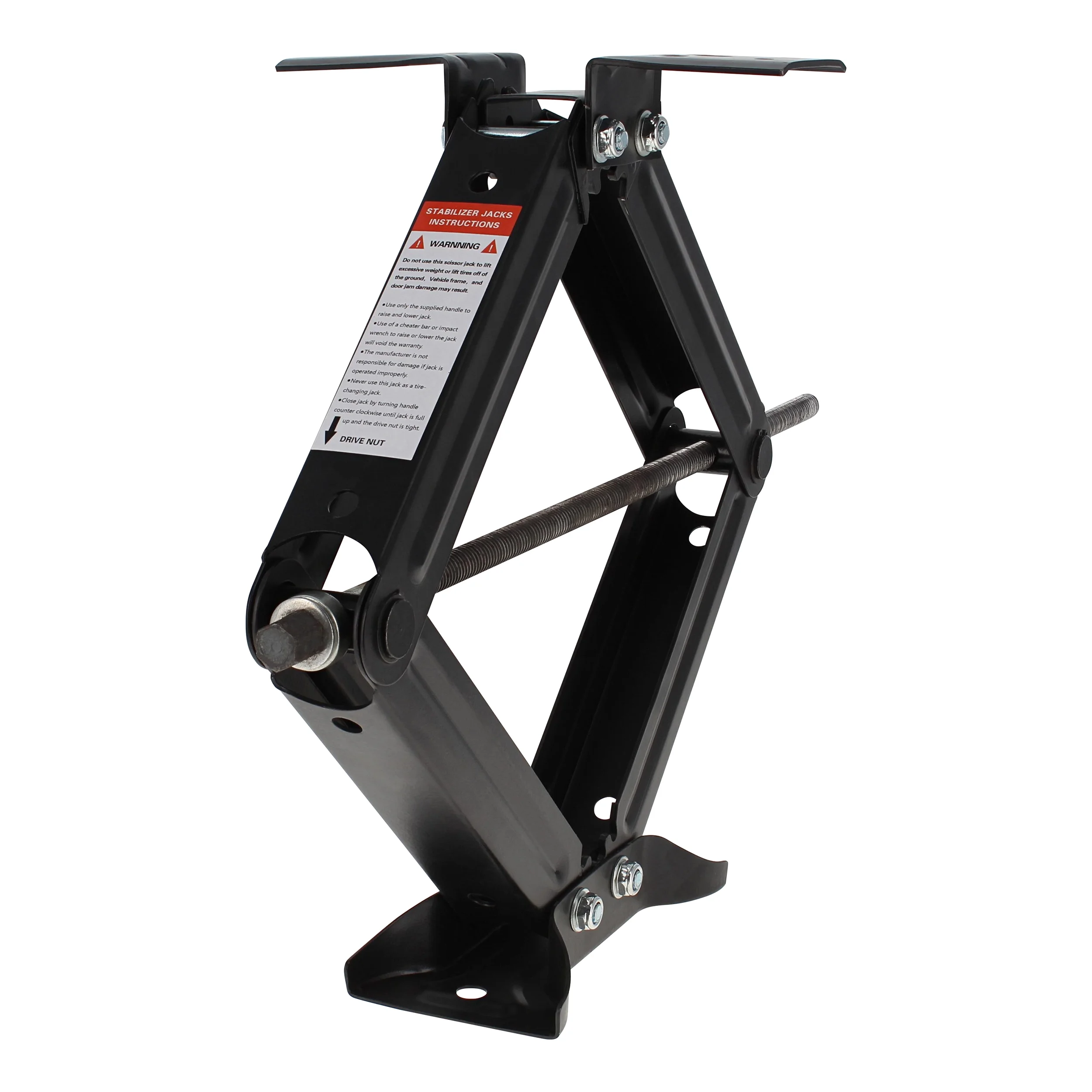 Dumble 2pk Stabilizing Trailer Jack - 7500lb Adjustable Scissor Jack Stabilizers