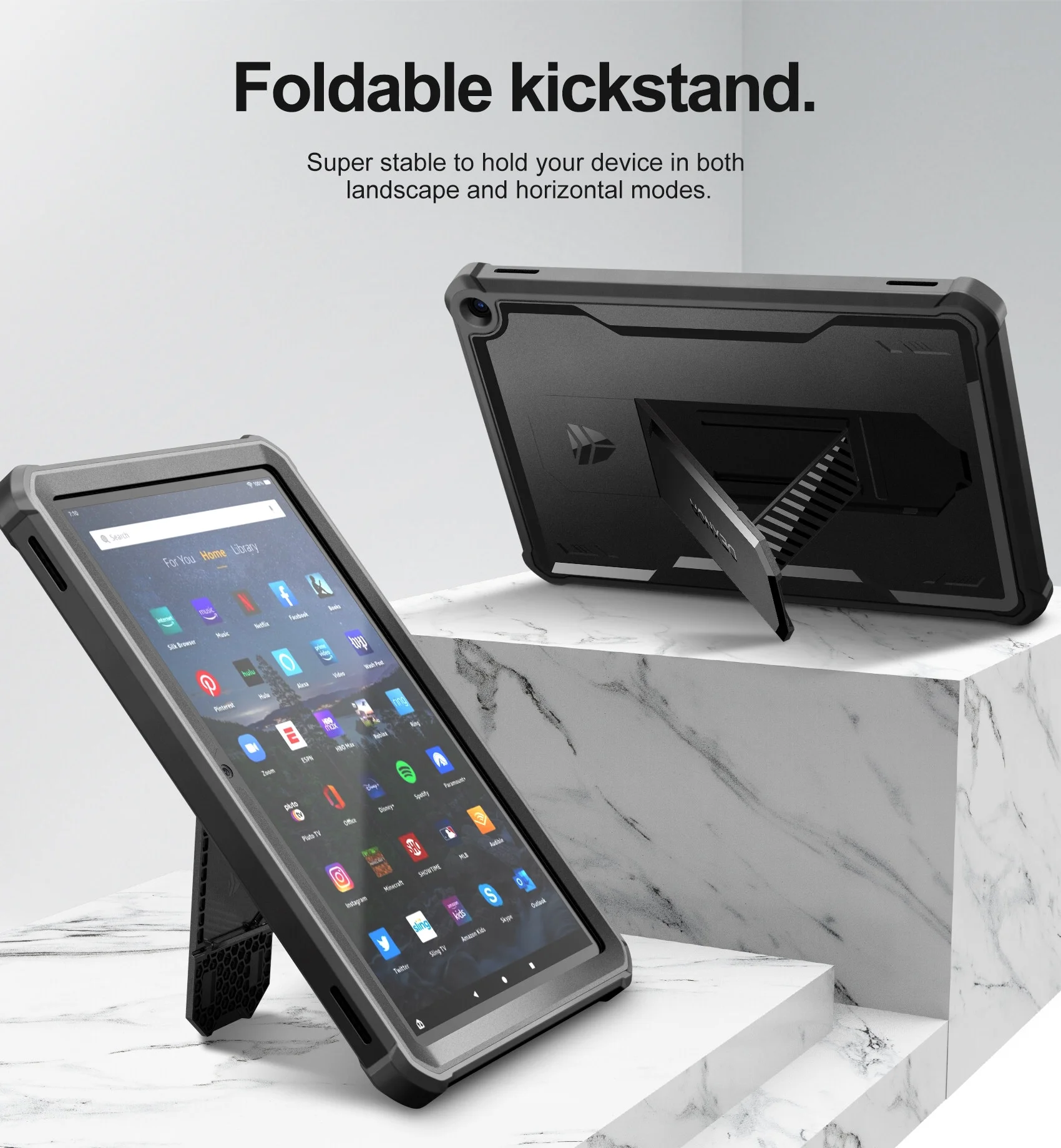 Dexnor Tablet Case for Amazon Fire HD 10 and 10 Plus 10.1