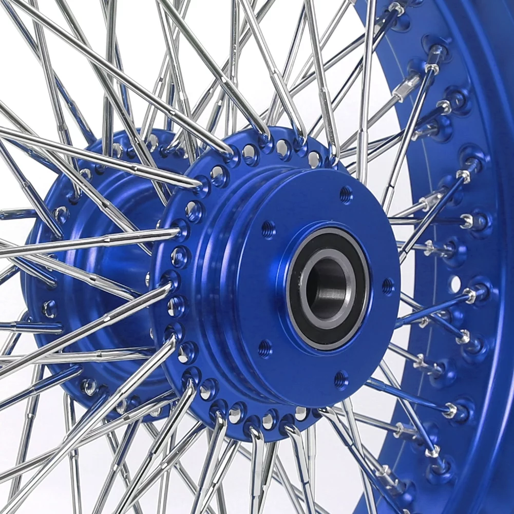 16x3.5 Spoked Wheels Rims Hubs Sppkes for Harley Dyna Wide Glide Fat Street Bob