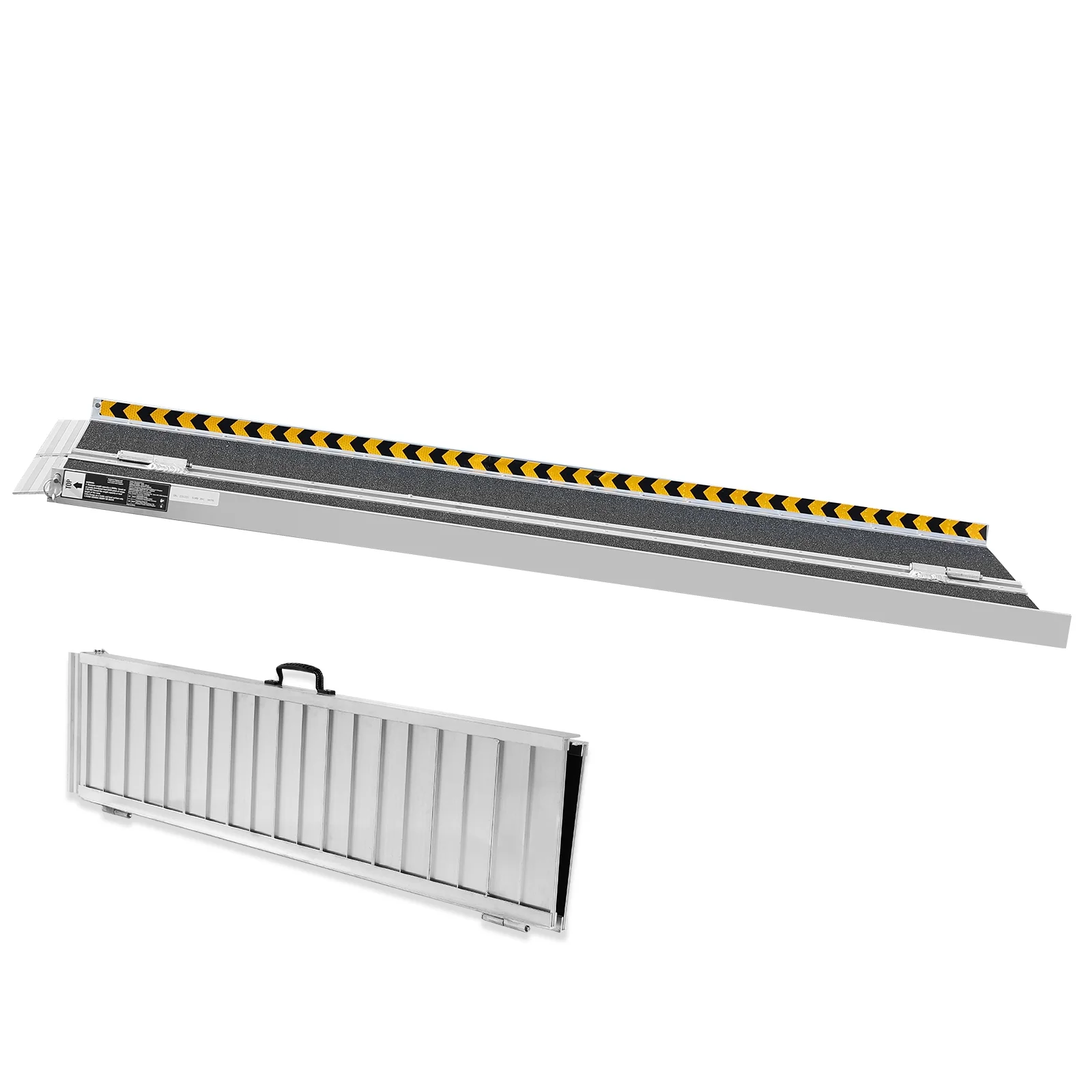 SKYSHALO Folding Wheelchair Ramp: A Portable Aluminum Threshold Ramp for Easy Access, 5 ft Long, Supports up to 800 lbs