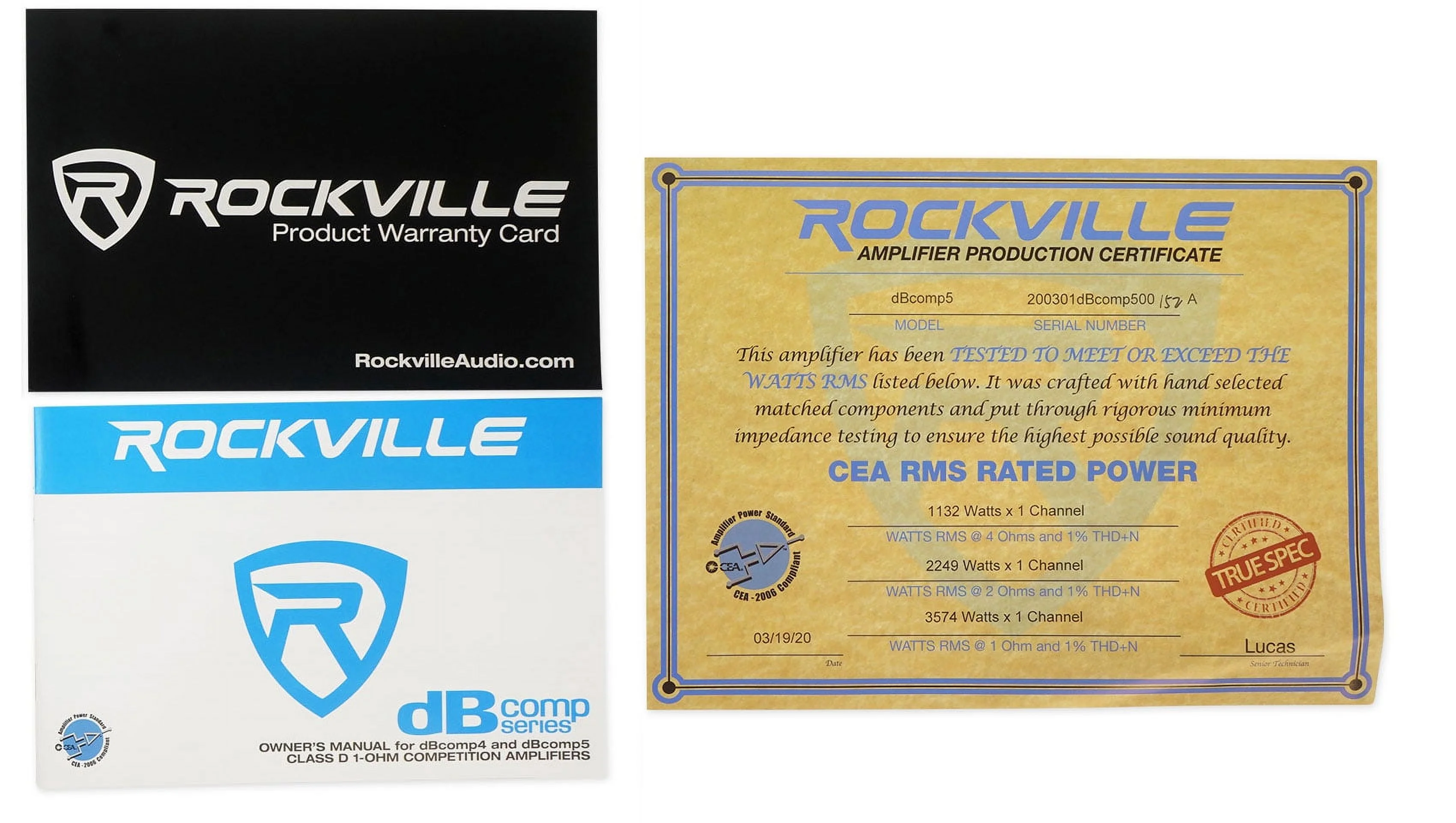 (2) Rockville Destroyer 12D1 12