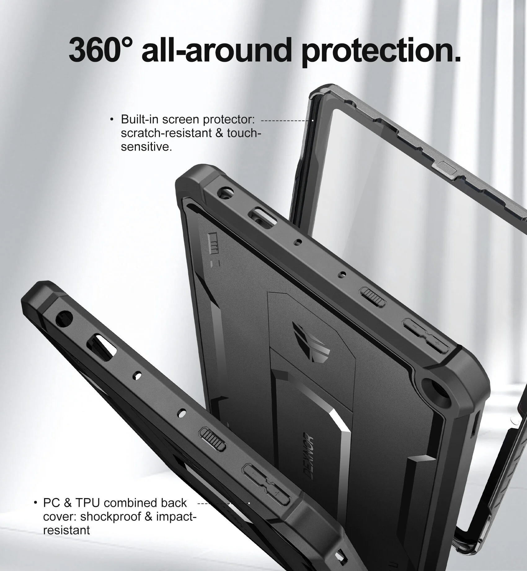 Dexnor Tablet Case for Amazon Fire HD 10 and 10 Plus 10.1