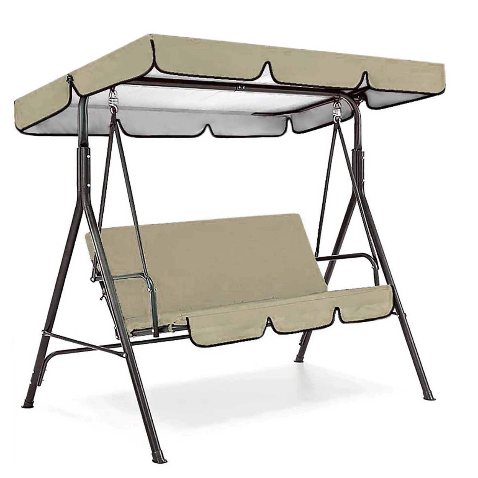 Bnnlsa Protective Cover Swing Canopy Cover Rainproof Oxfords Cloth Garden Patio Outdoor Rainproof Swing Canopy