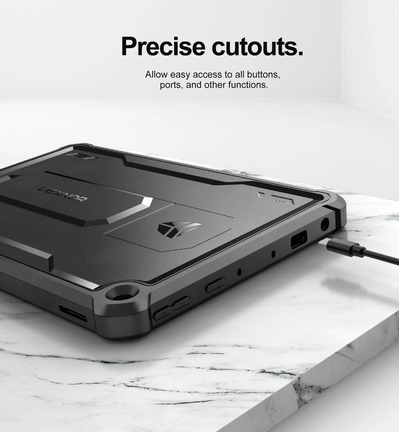 Dexnor Tablet Case for Amazon Fire HD 10 and 10 Plus 10.1