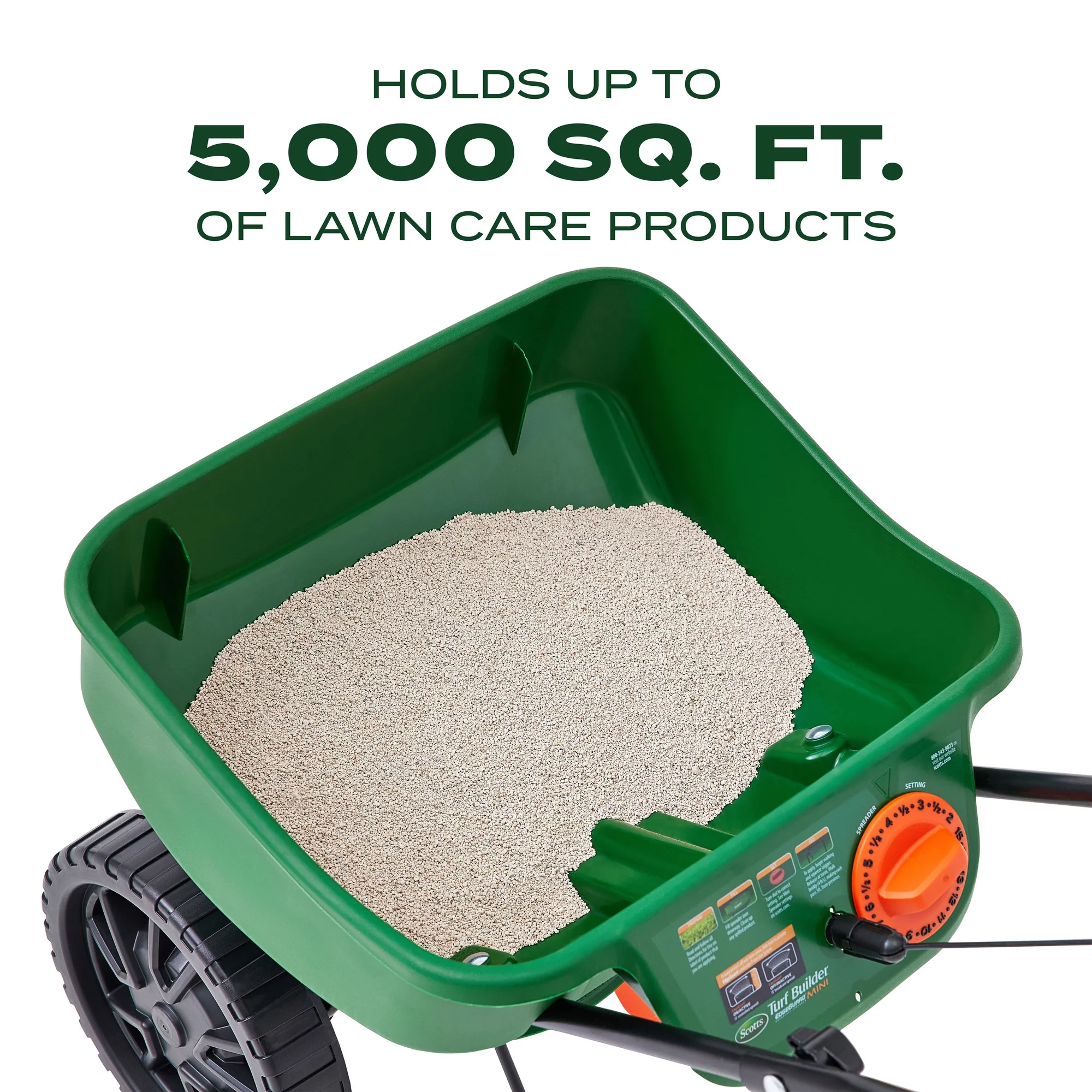 Scotts Turf Builder EdgeGuard Mini Broadcast Spreader