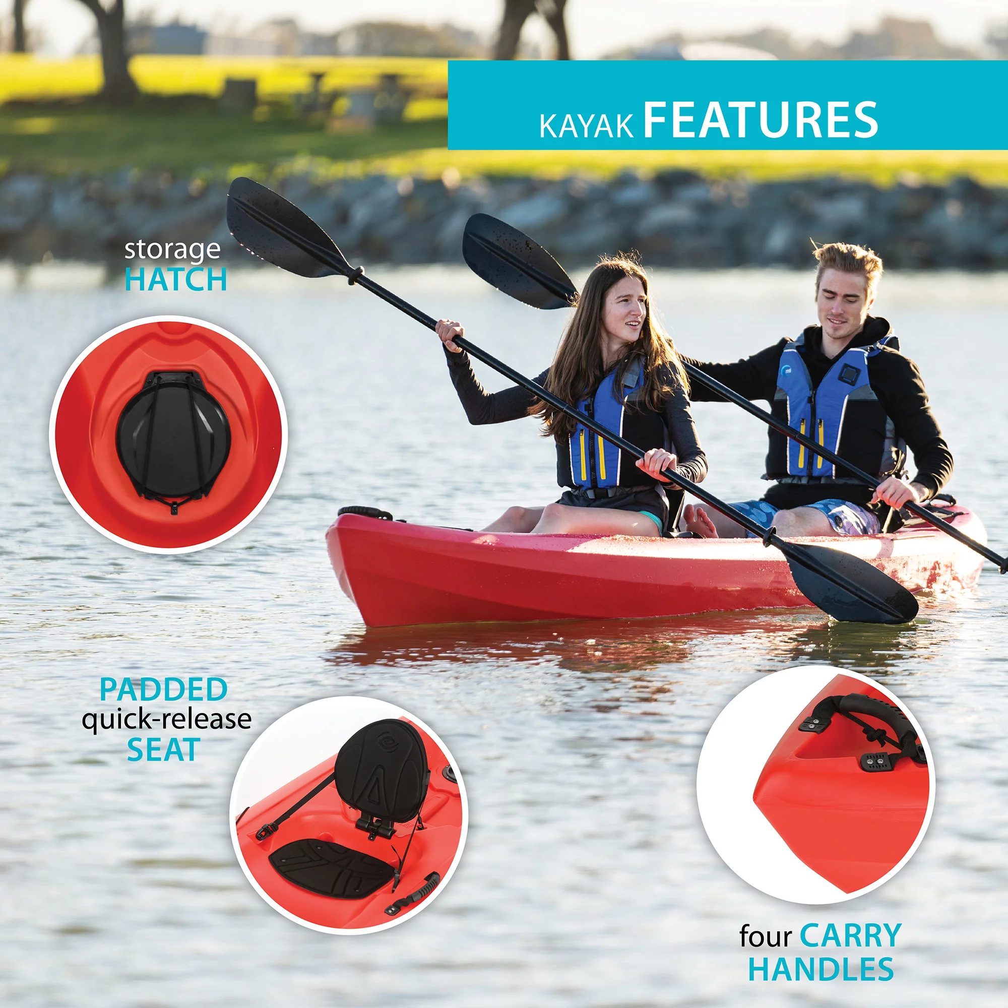 Lifetime Beacon 12 Ft. Tandem Kayak