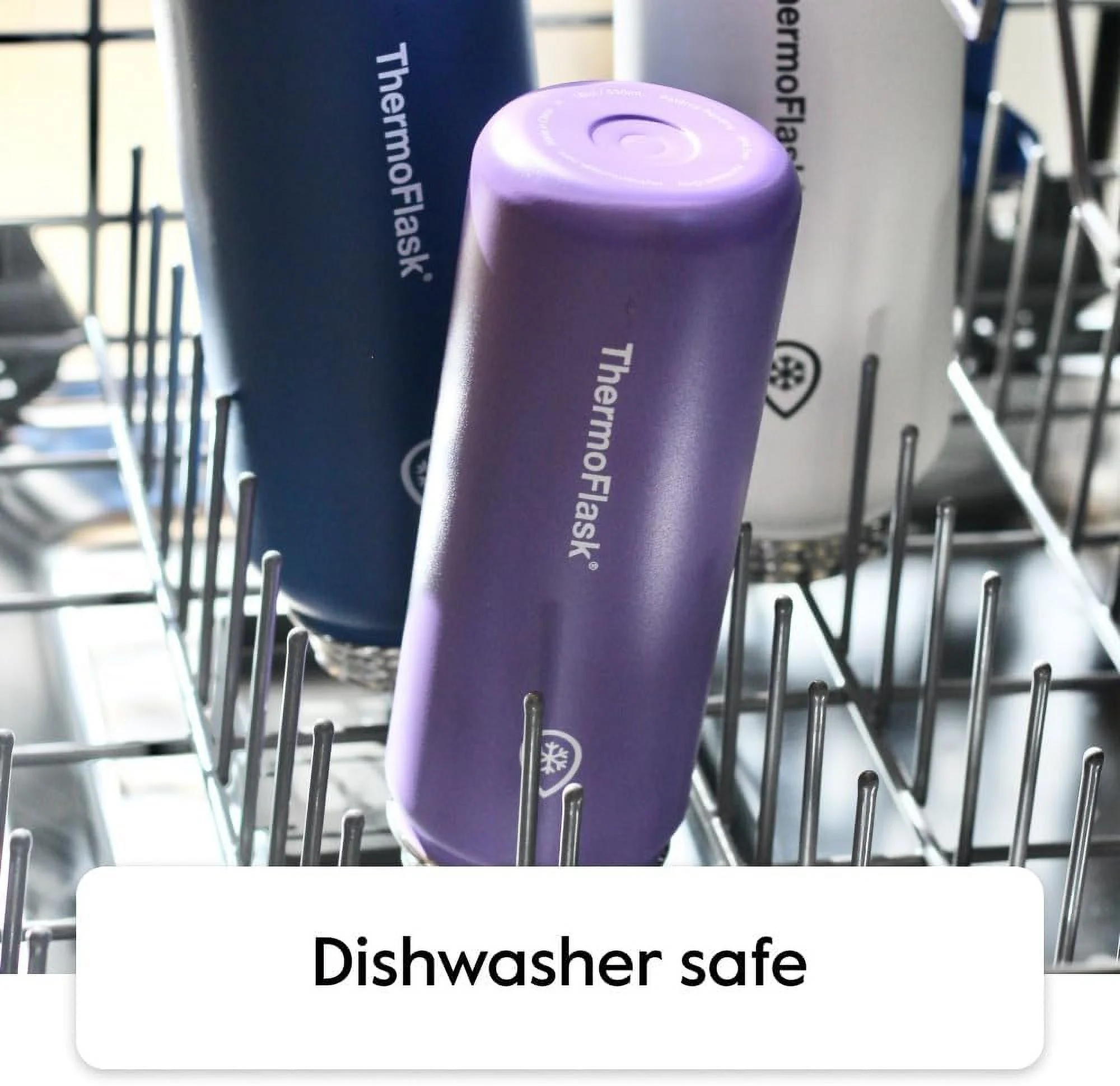 Thermoflask 40oz Stainless steel Insulated Water Bottle 2-pack - Green/White