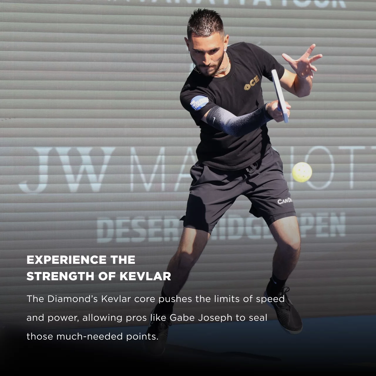 ACE Pickleball Diamond - Premium Pickleball Paddle, Made of Carbon Fiber - USAPA Approved Best Pickle Ball Racket for Tournament Play - Non-Slip Grip Texture, Spin & Control with Aramid Honeycomb Core