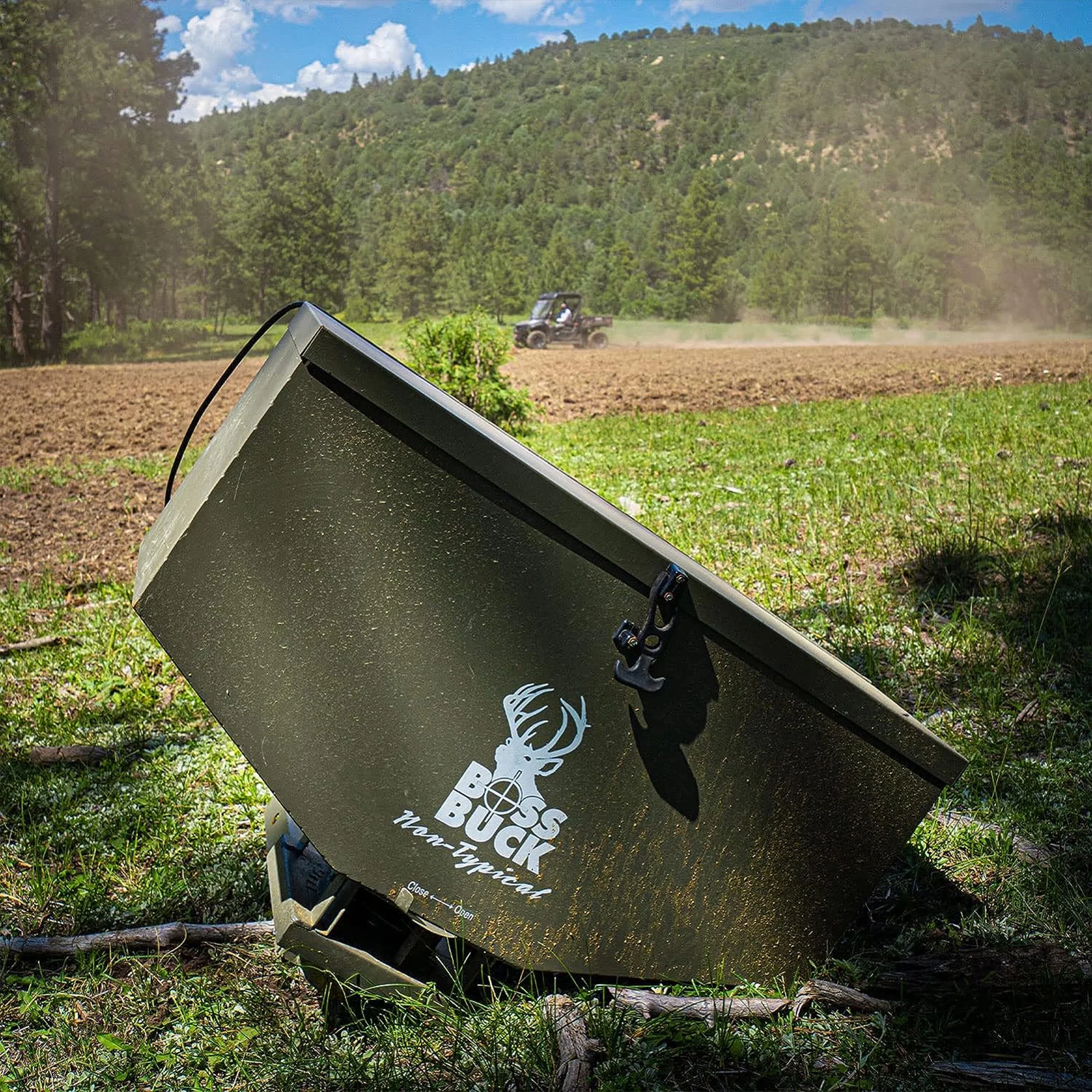 Boss Buck BB-1.80 80 Pound Capacity Non-Typical ATV Feed Spreader & Seeder