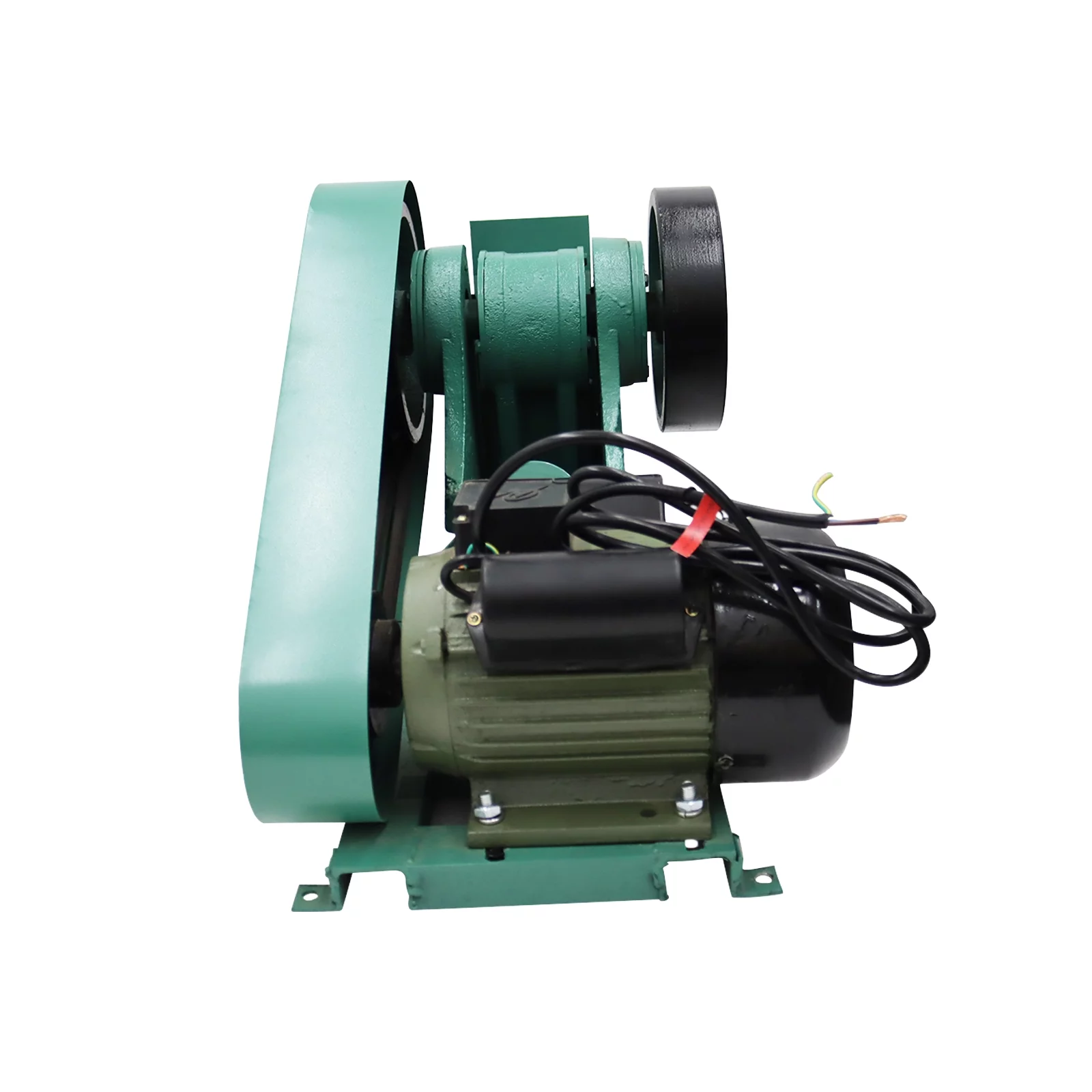 EQCOTWEA 100X60 Mini Jaw Crusher Rock Ore Slag Coal Stone Concrete Grinder Pulverizer Crushing Machine 220V
