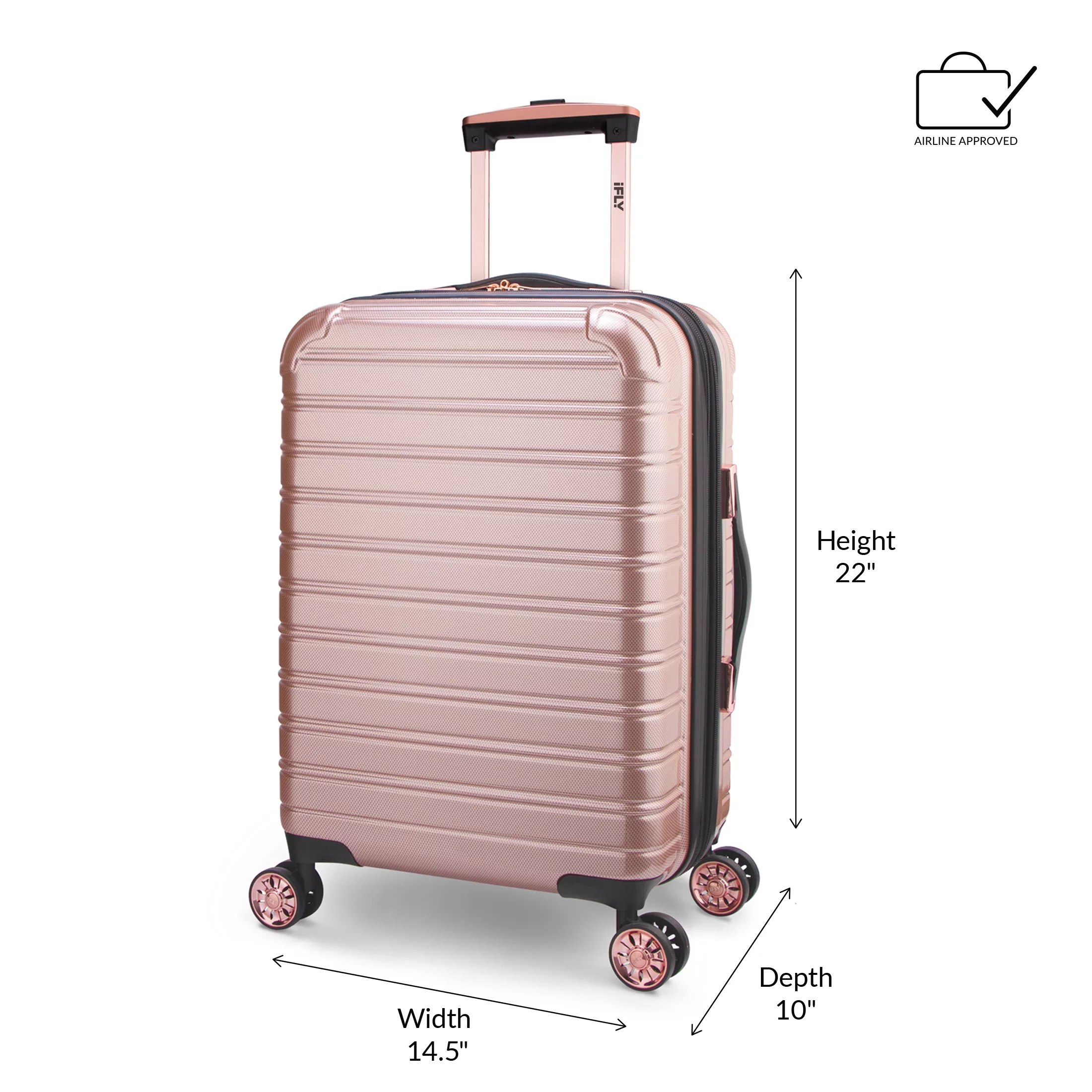 iFLY Hardside Fibertech Luggage 20