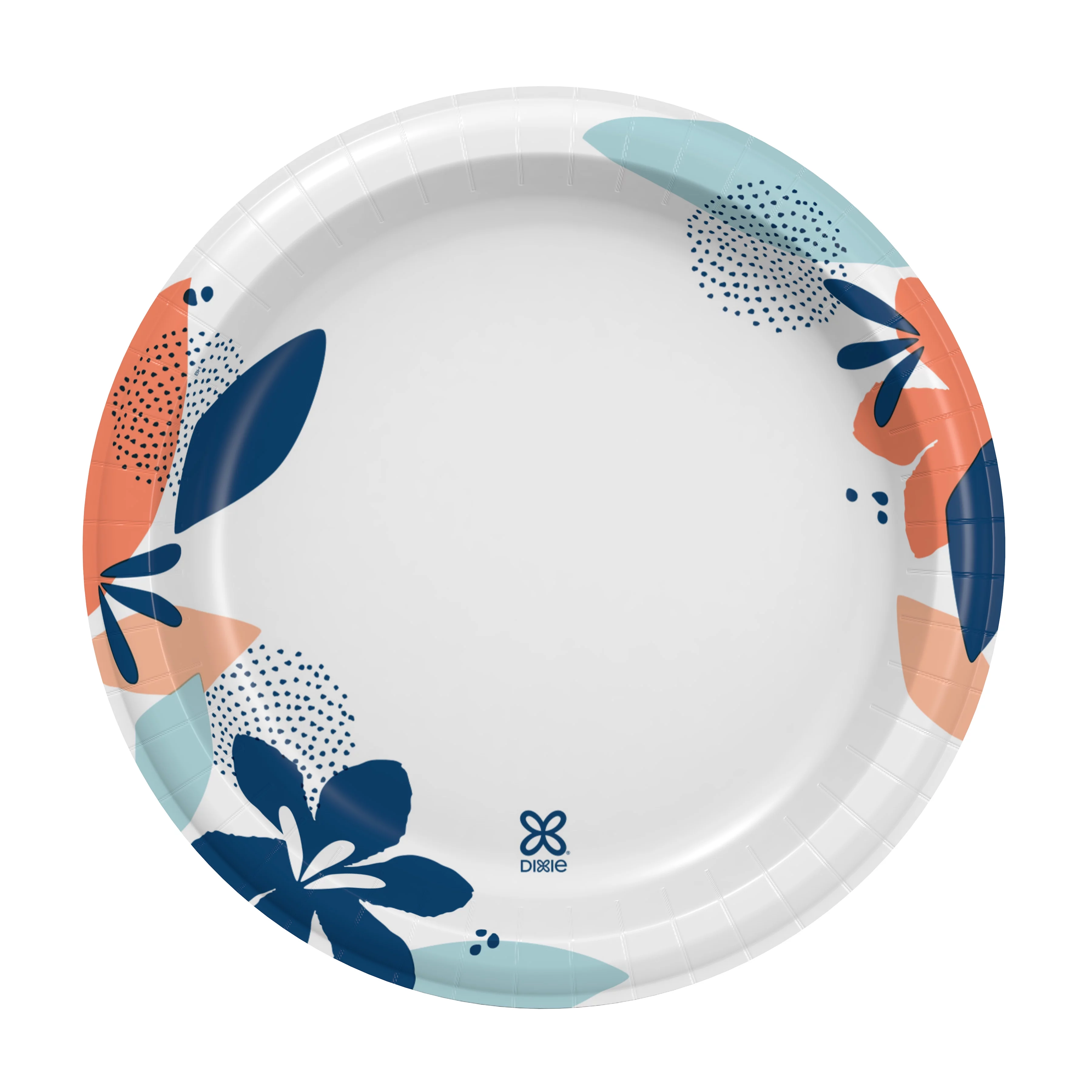 Dixie Disposable Paper Plates, Multicolor, 8.5 in, 400 Count (2-Pack of 200 Count)