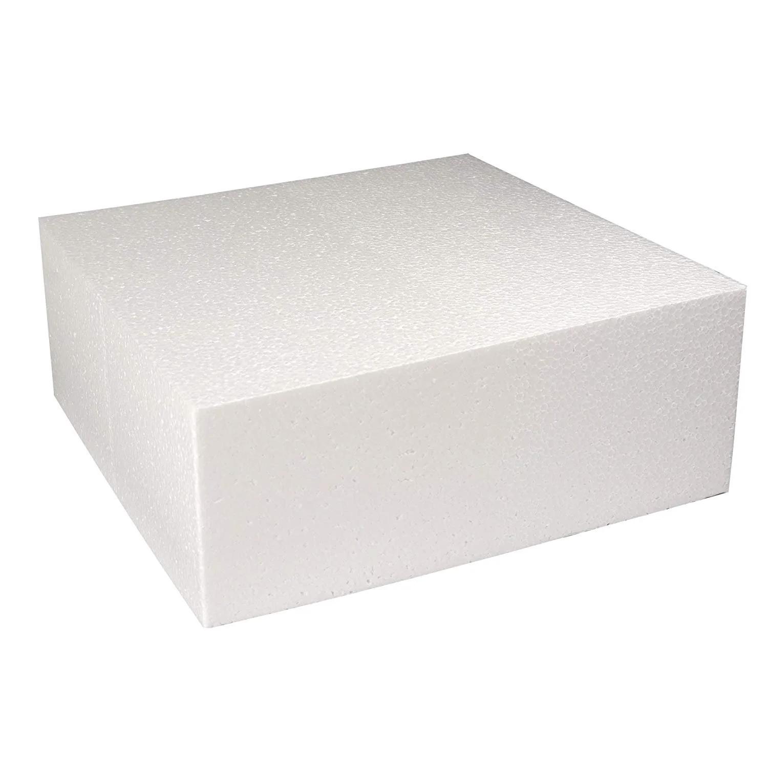 Square Cake Dummy, Styrene - 20