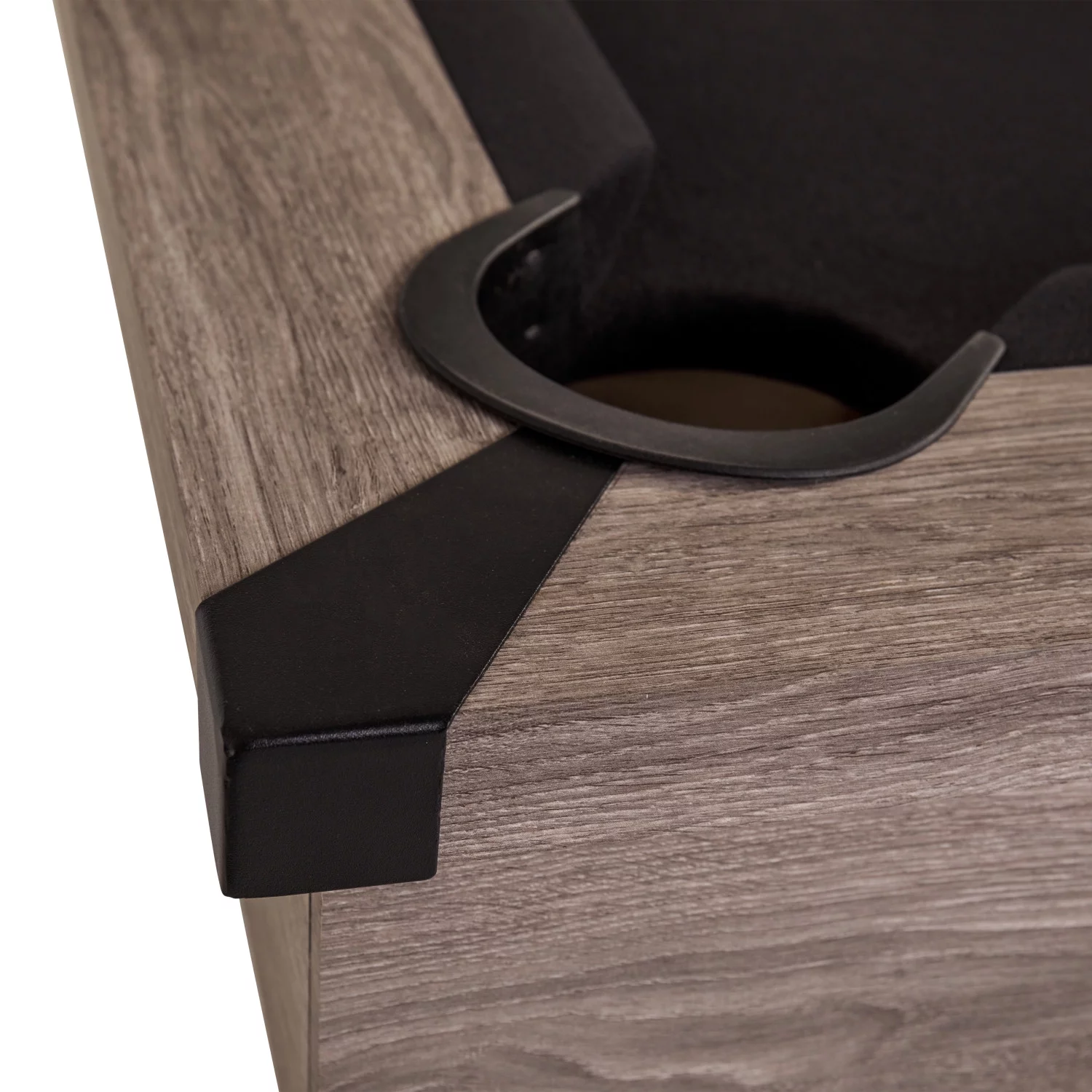 American Legend Kirkwood 90” Billiard Table with Rustic Finish, K-Shaped Legs and Black Cloth