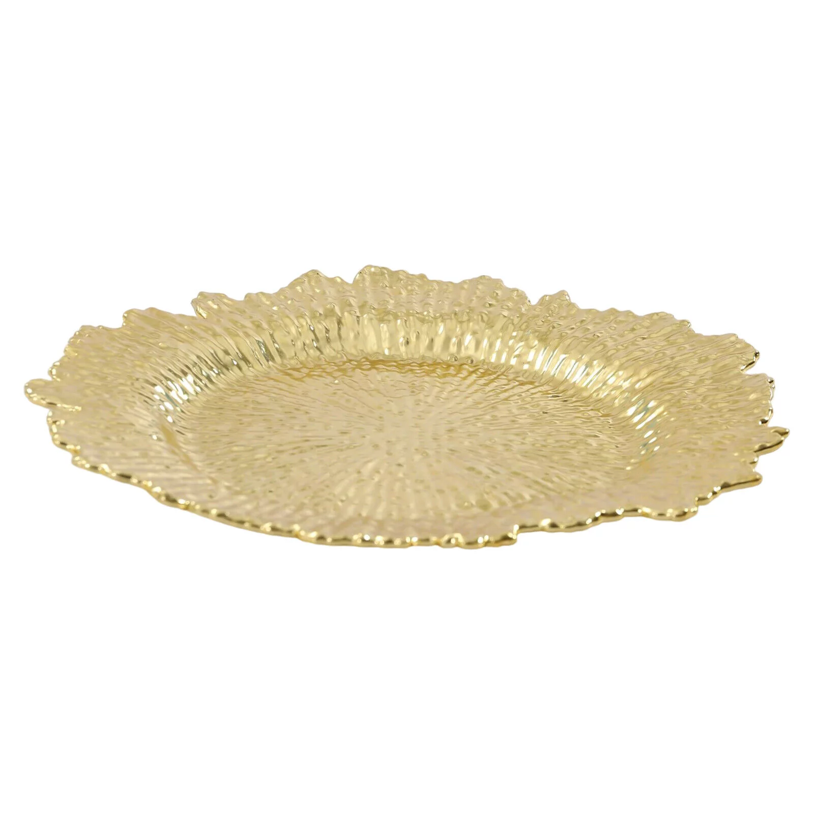 ZhdnBhnos 24 Pack Charger Plates 13'' Banquet Party Dinner Tableware Decor Coral Reef Texture Plastic Dishes Plate Chargers