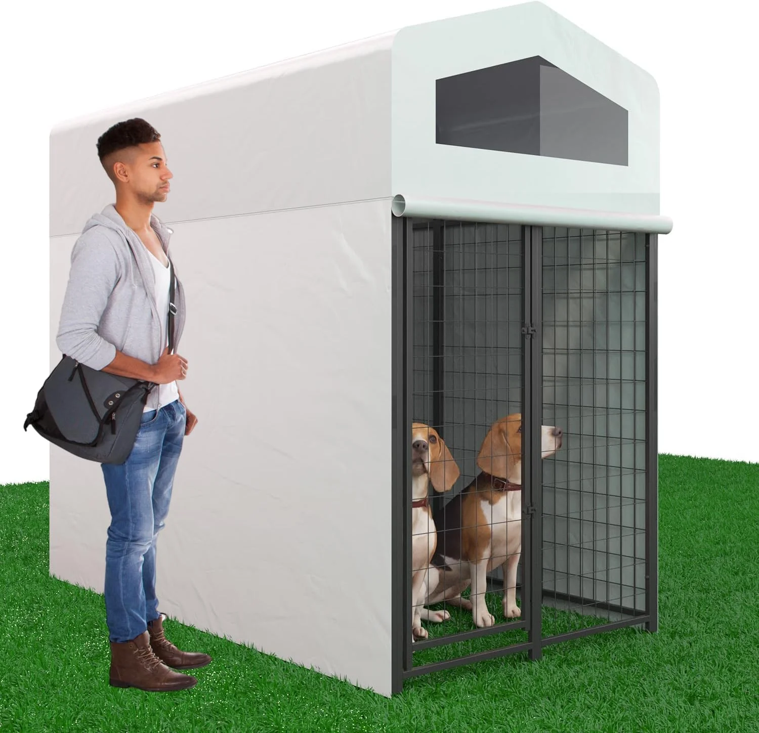 Aixvx Large Outdoor Dog Kennel 86