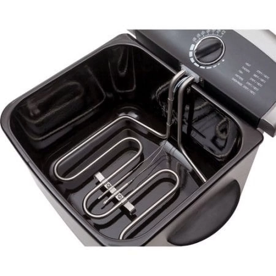 Farberware Royalty 4-Liter Deep Fryer, Stainless Steel, Dual Basket, New, Model 103736