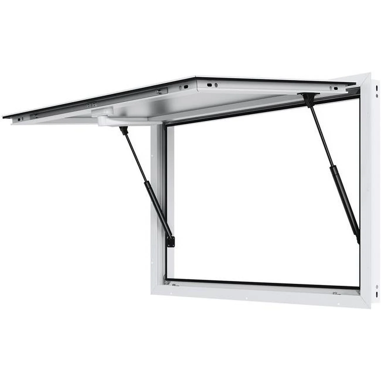 Vevor 48 x 36 in. Concession Window, Aluminum Alloy Food Truck Service Window with Awning Door & Drag Hook