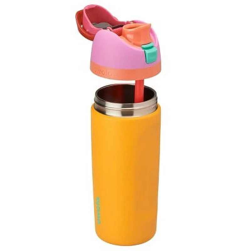 Owala 16oz Kids' FreeSip Stainless Steel Water Bottle - Tropical