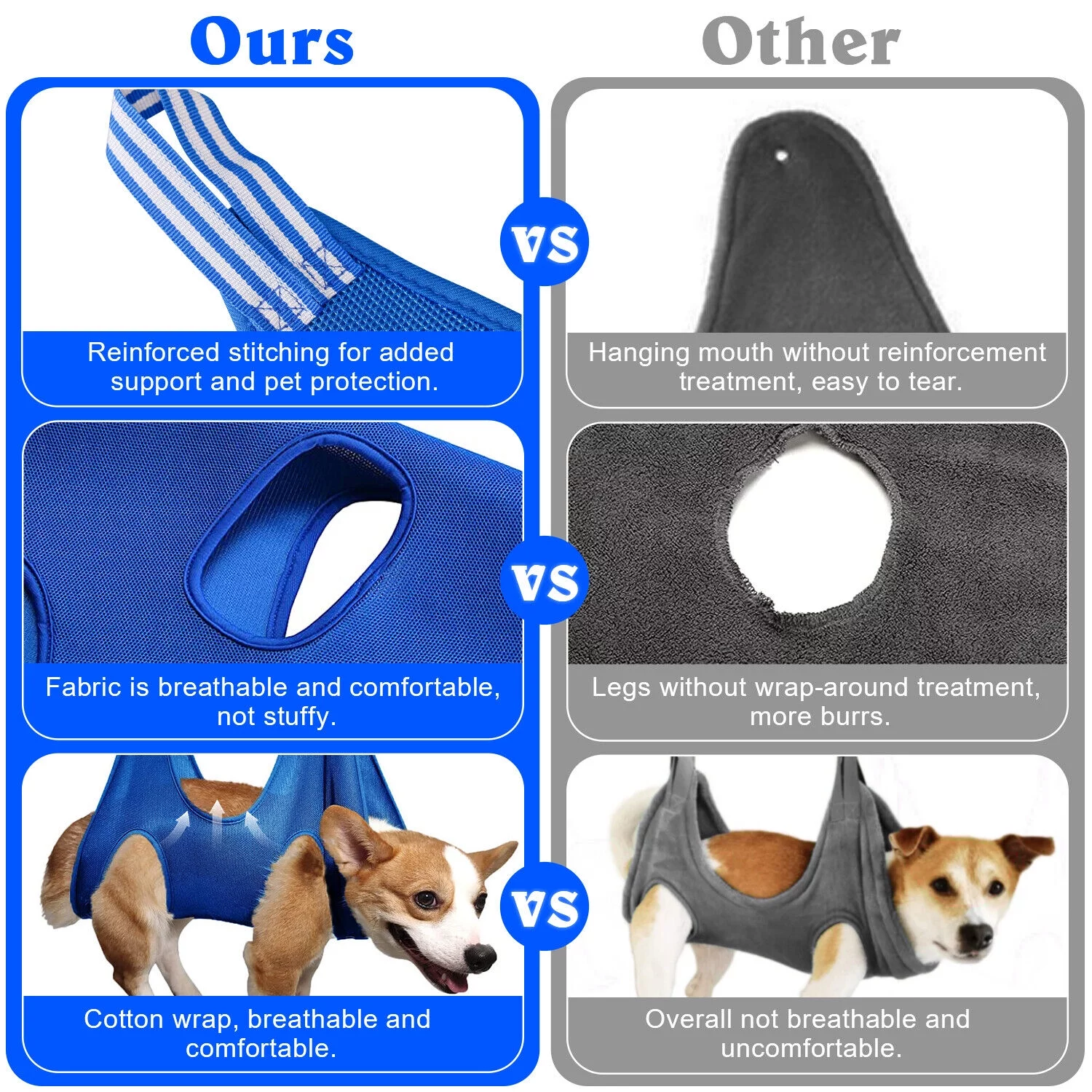 Pet Dog Cat Grooming Hammock Harness Dog Restraint Bag For Pet Trimming Cutting