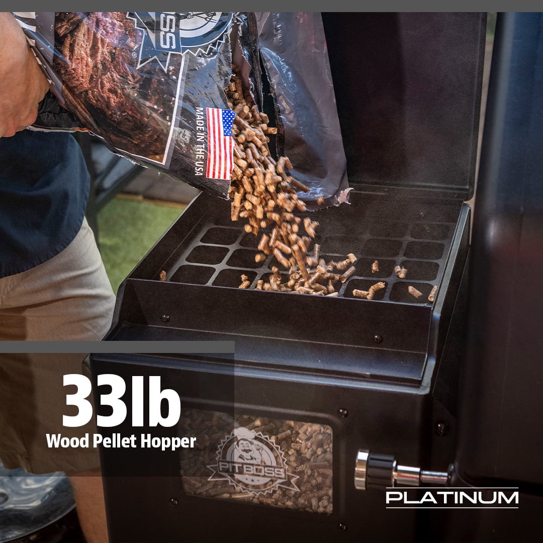 Pit Boss Platinum 1250 Connected Wood Pellet Grill with Wi-Fi® and PID Controller