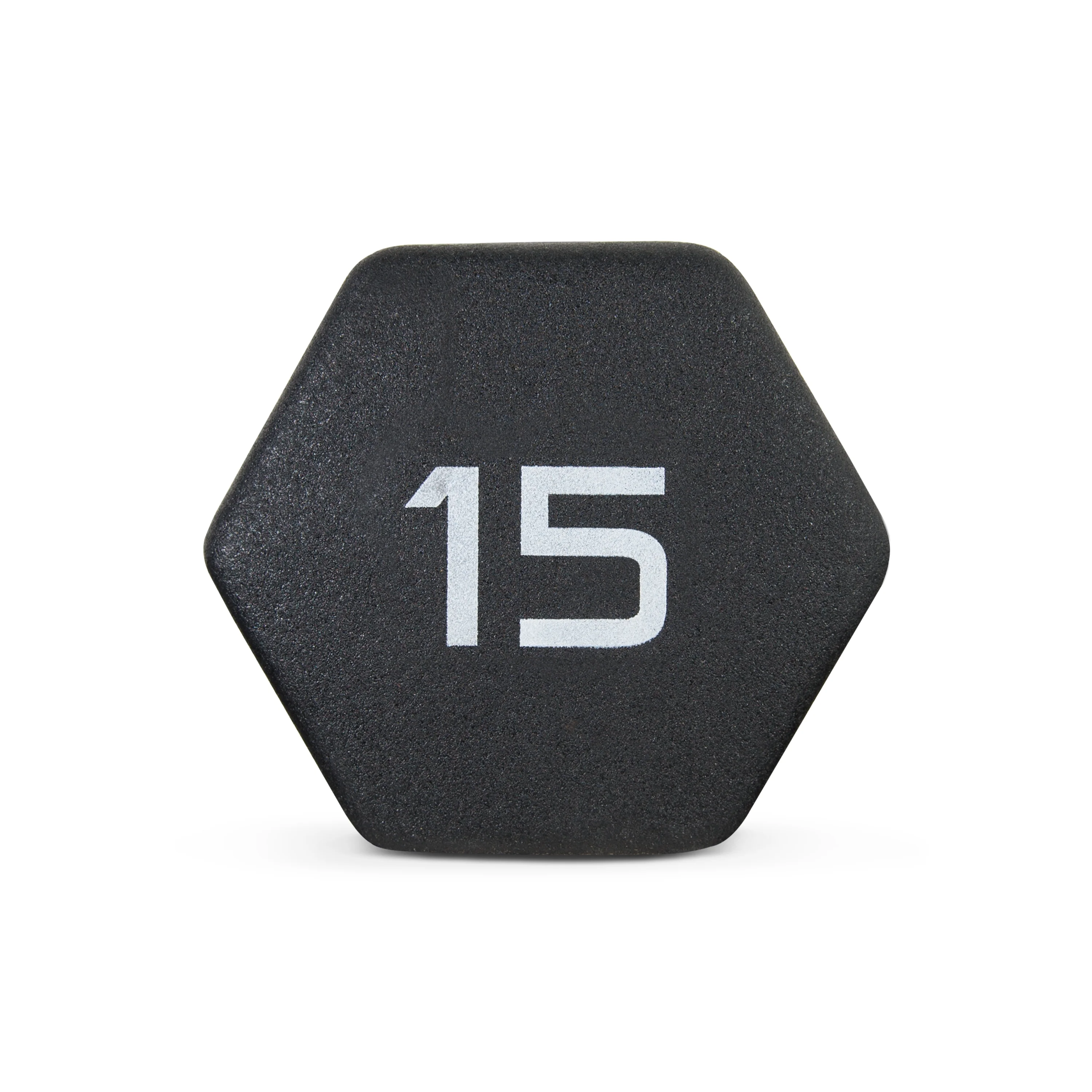 CAP Barbell, 15lb Black Neoprene Dumbbell, Pair