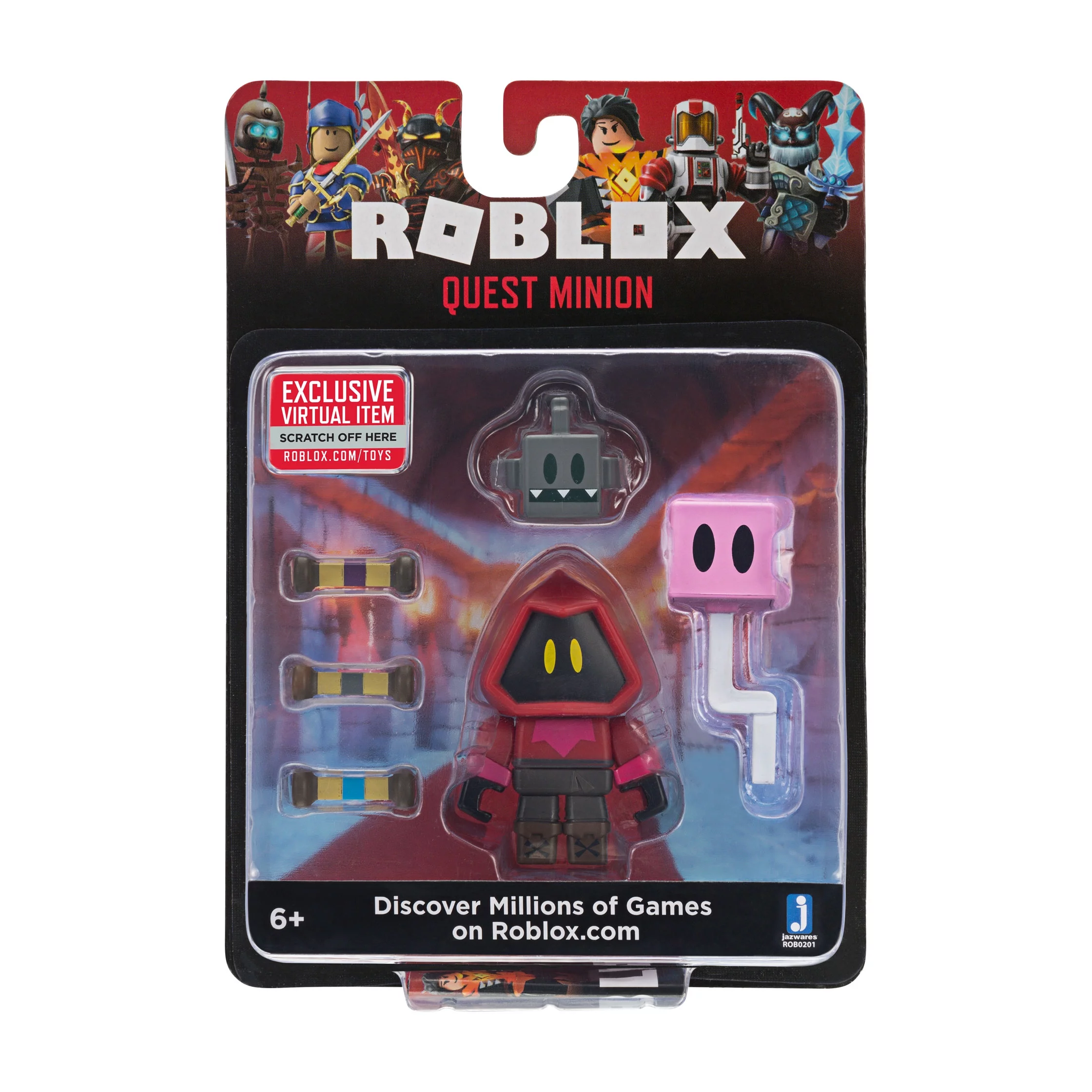Roblox Action Collection - Quest Minion Figure Pack [Includes Exclusive Virtual Item]