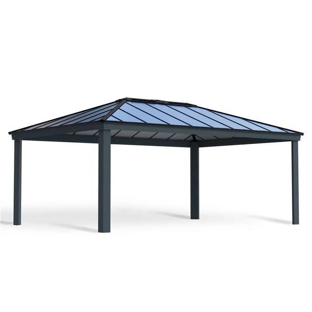 14 x 16 ft.  Colorado Carport, Grey