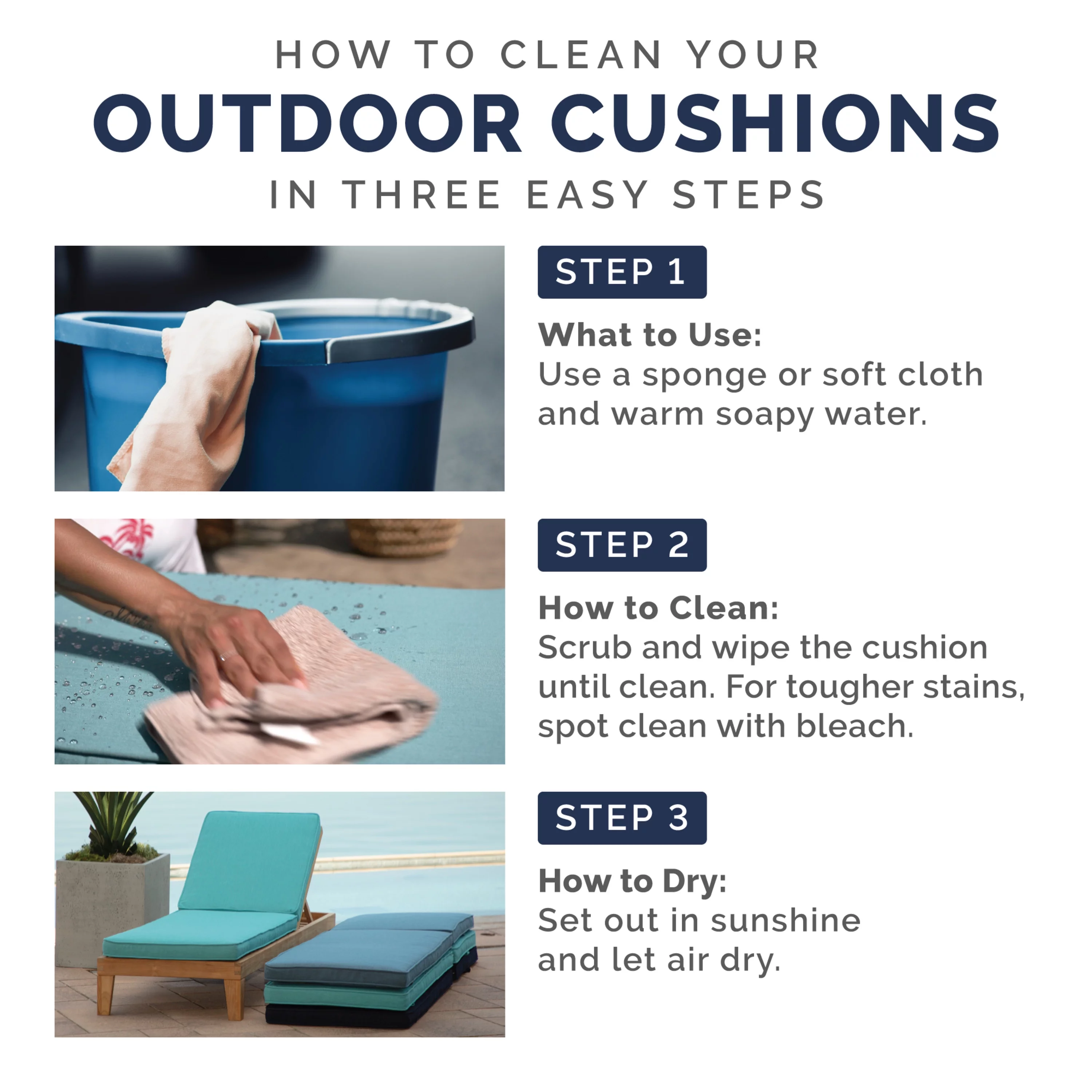Arden Selections Outdoor Chair Cushion 16.5 x 18, Onyx Cebu