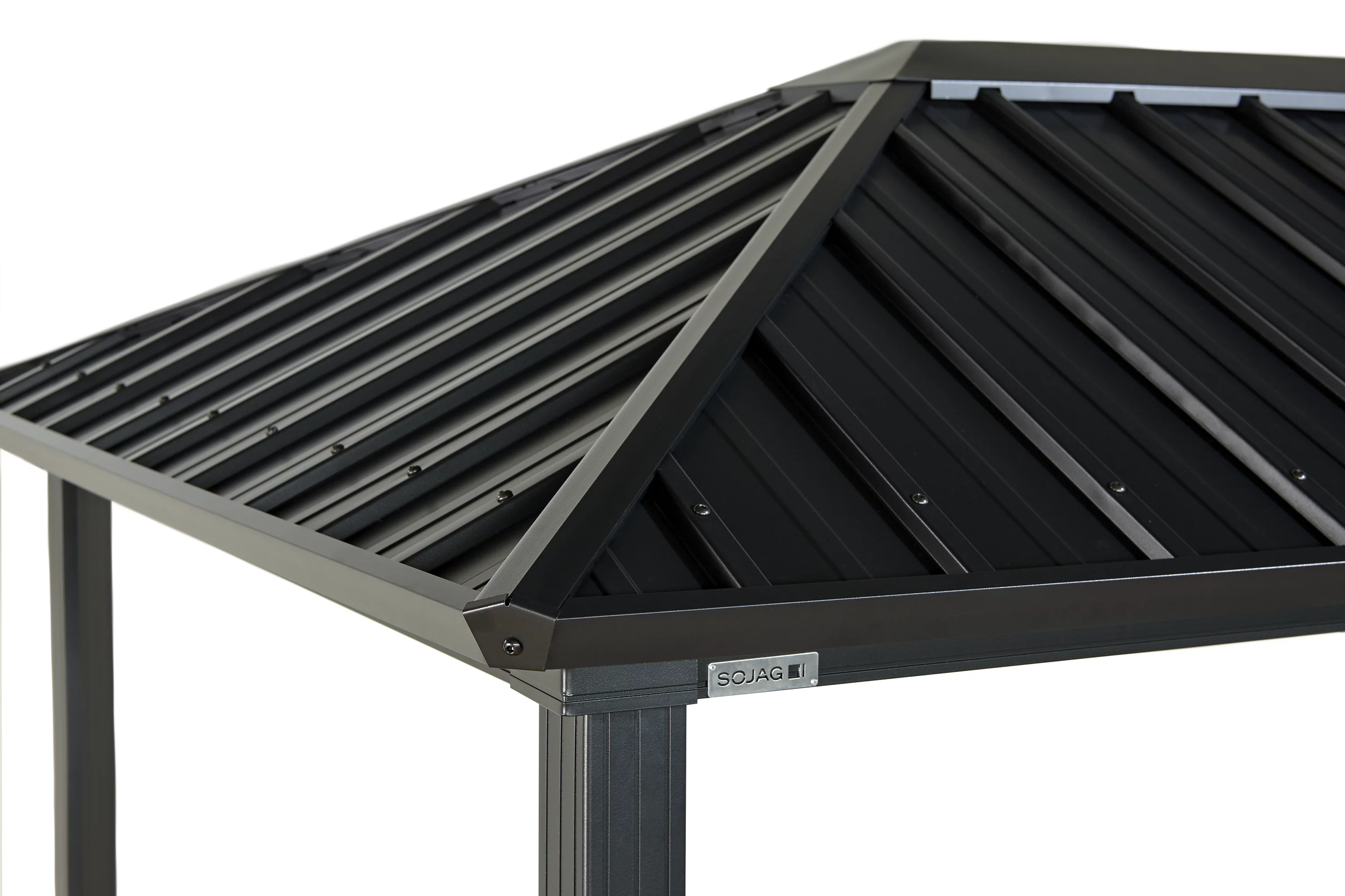 Sojag Dakota Grill Gazebo 6 x 8-Durable and Corrosion Resistant Aluminum Frame, Brown