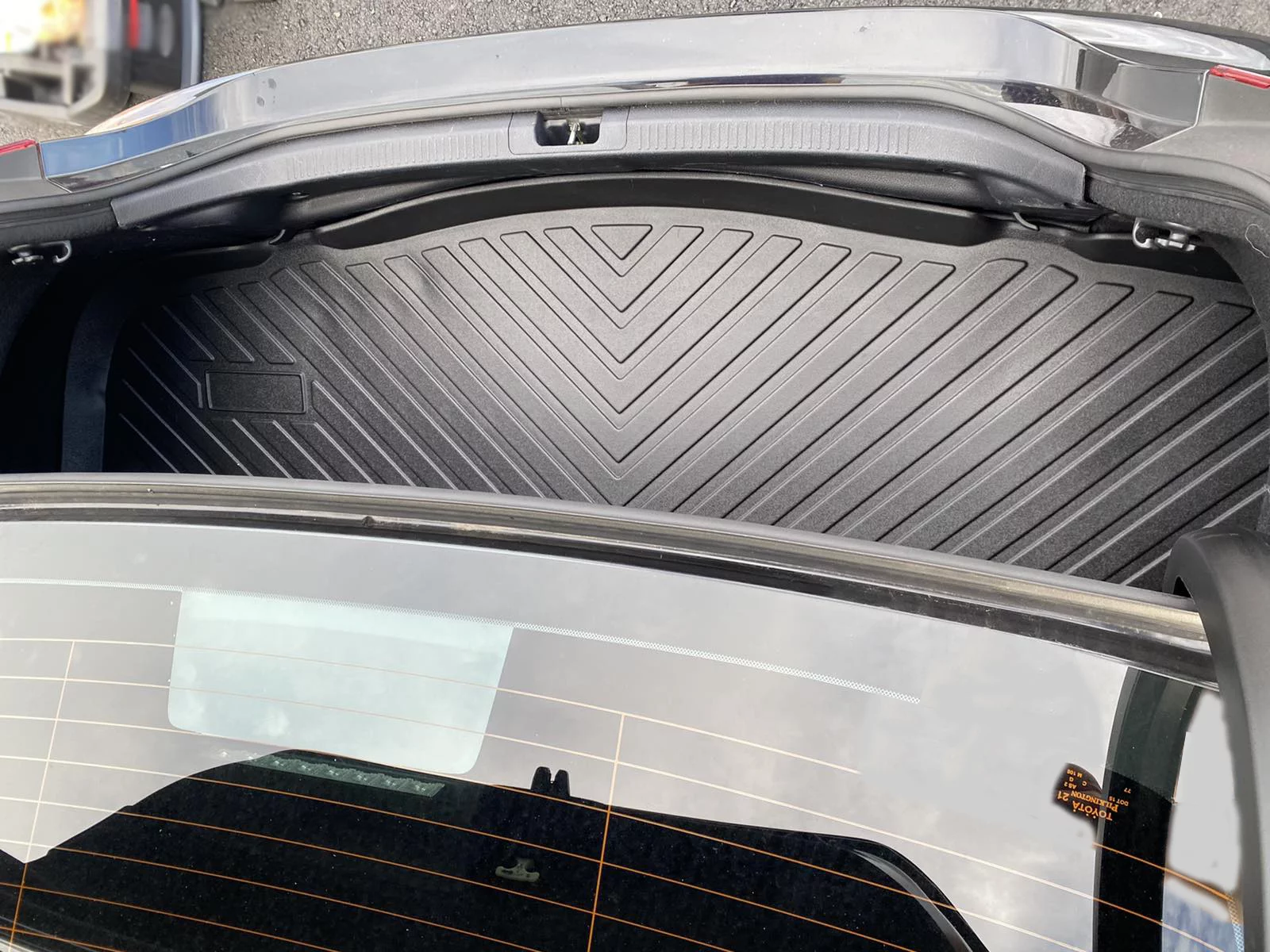 Premium Cargo Liner for Toyota Camry Camry Hybrid 2018-2023 - Custom Fit Car Trunk Mat -All-Season Black Cargo Mat - 3D Shaped Laser Measured Trunk Liners for Toyota Camry 2018-2023.