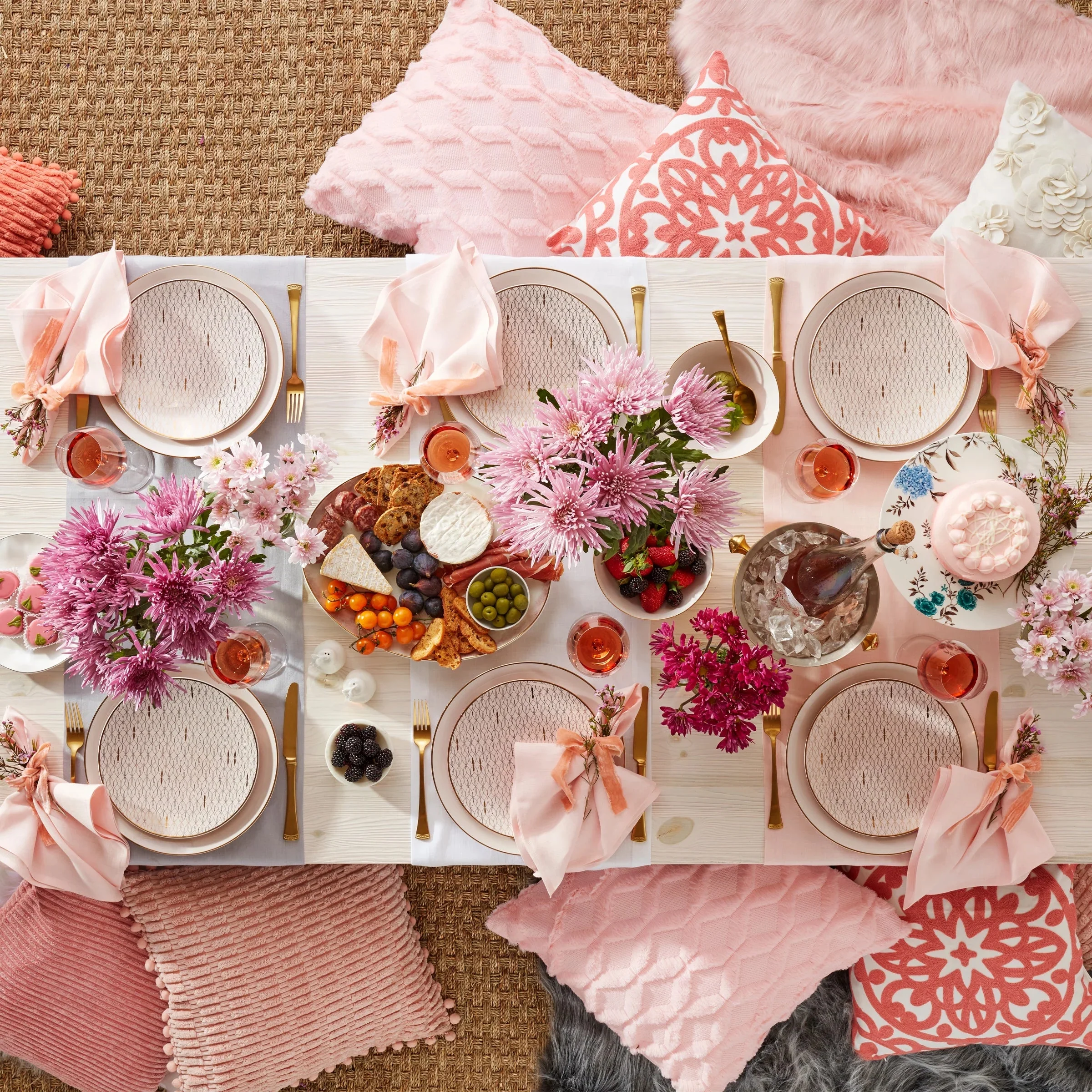 Lenox Trianna 12-Piece Porcelain Dinnerware Set (Service for 4)