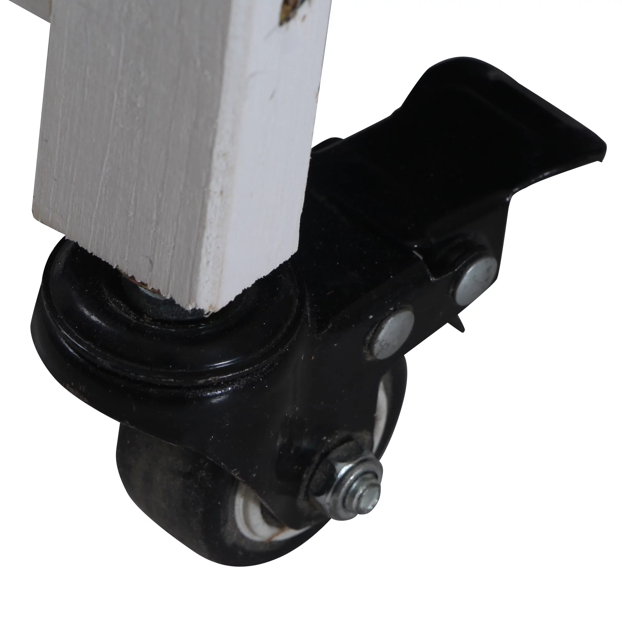 PawHut Wooden Rabbit Hutch Bunny Hutch Elevated Pet House Cage Small Animal Habitat with No Leak Tray Lockable Door Openable Top for Indoor 57.75