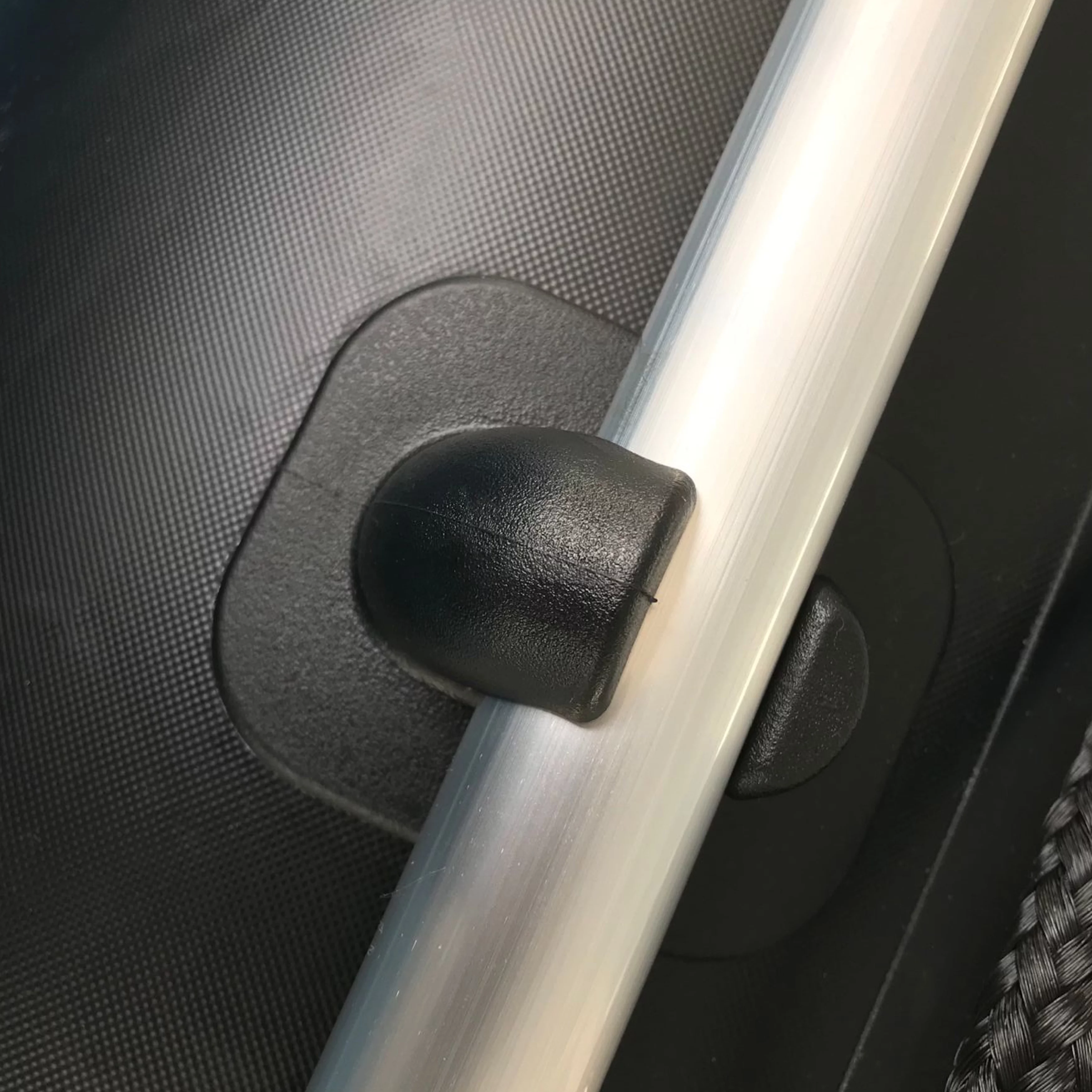 ALEKO Inflatable Air Floor Fishing Boat - 8.4 Foot - Black