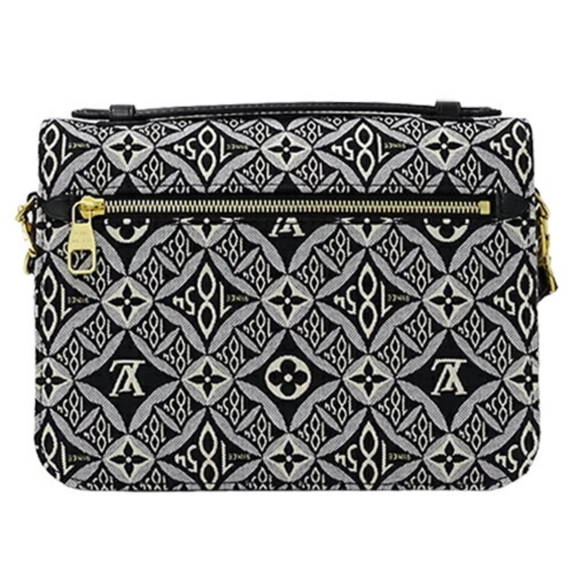 Pre-Owned Louis Vuitton LOUIS VUITTON Bag Monogram Jacquard SINCE 1854 Ladies Handbag Shoulder Pochette Metis MM Gray M57272 2020 Collection (Good)