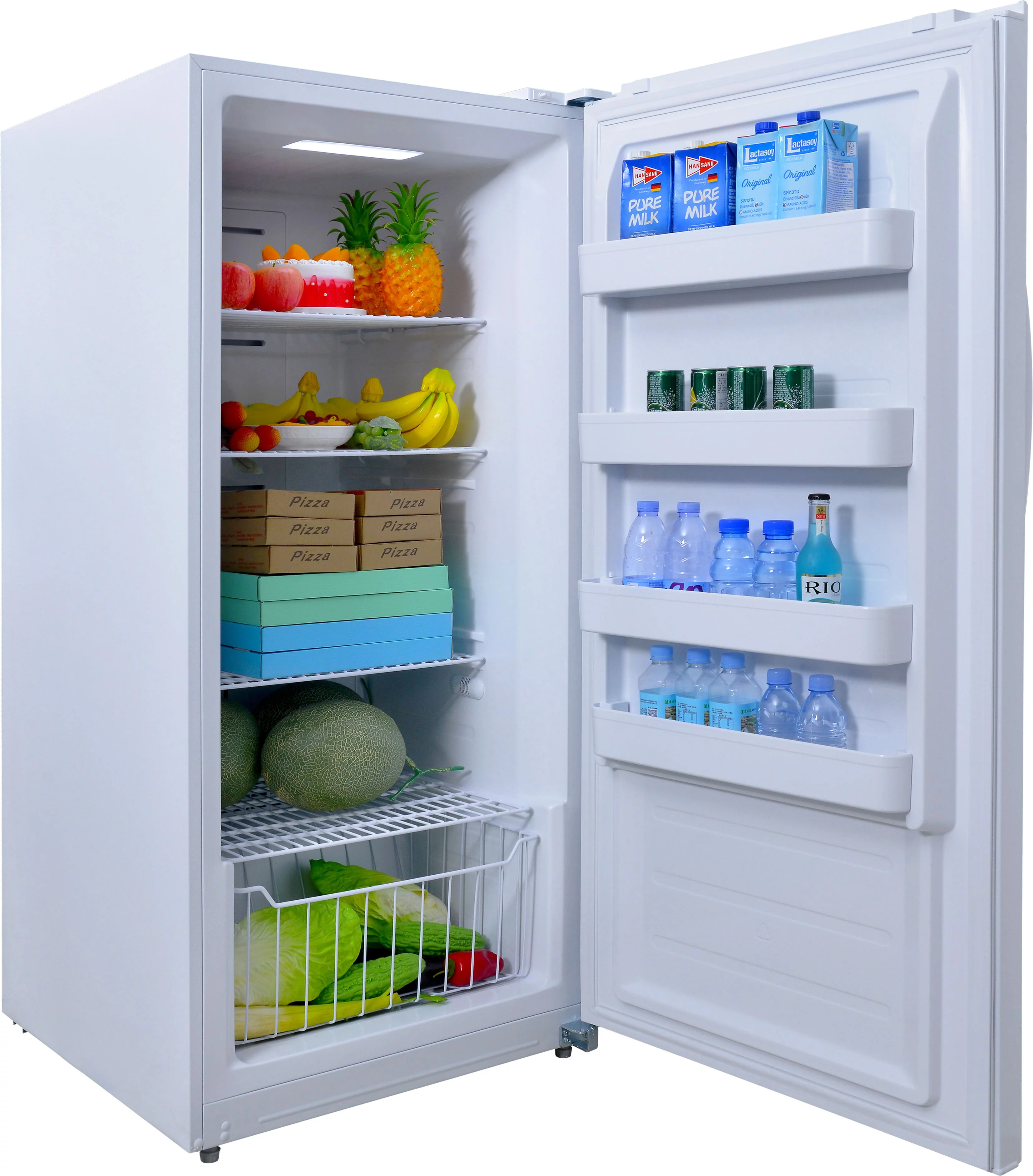 SMAD 13.8 Cu ft Upright Convertible Freezer Refrigerator, Single Door for Home Kitchen Restaurant